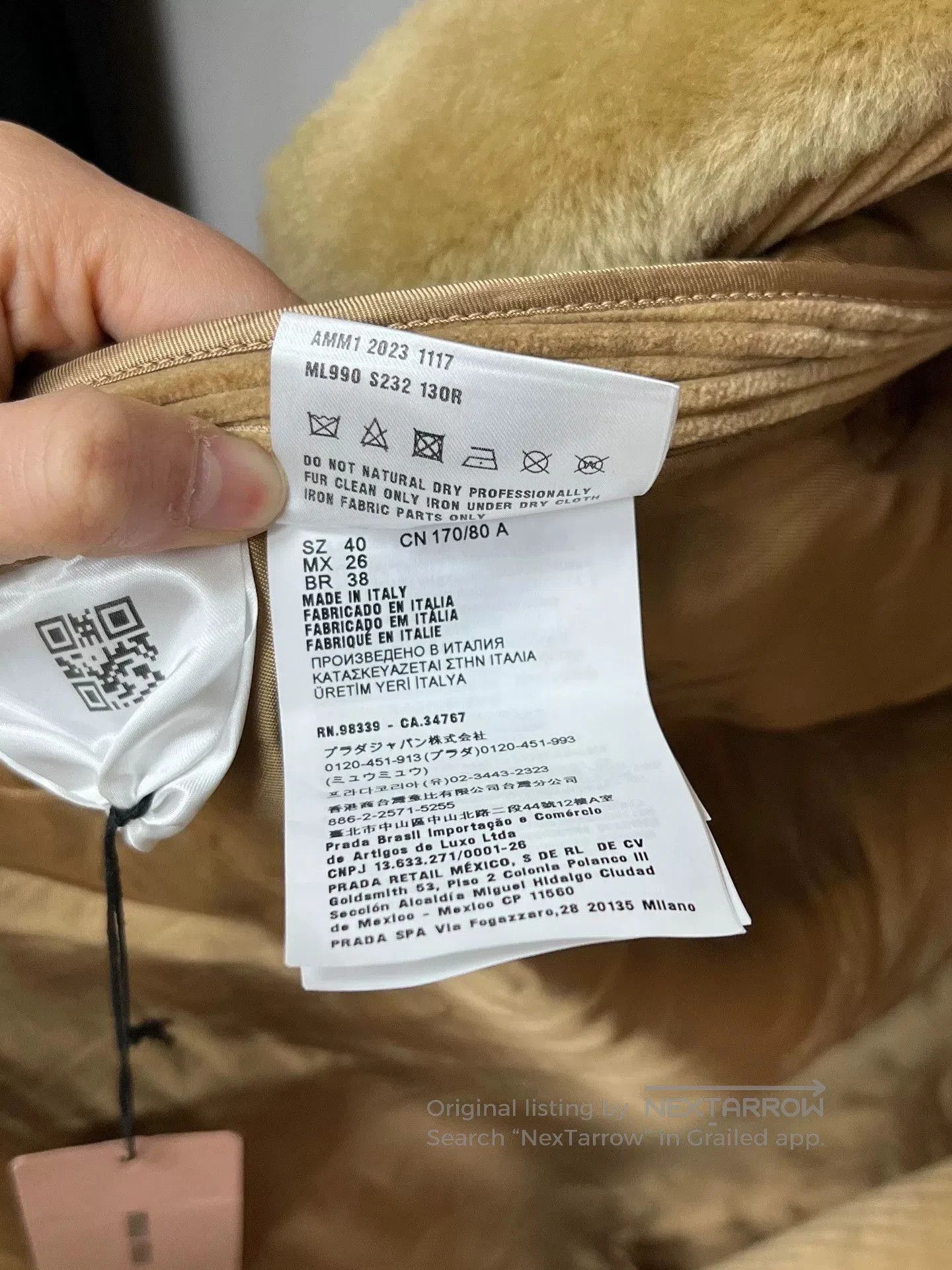 Miu Miu miu miu corduroy coat with fur collar. Size M / US 6-8 / IT 42-44 - 7 Thumbnail