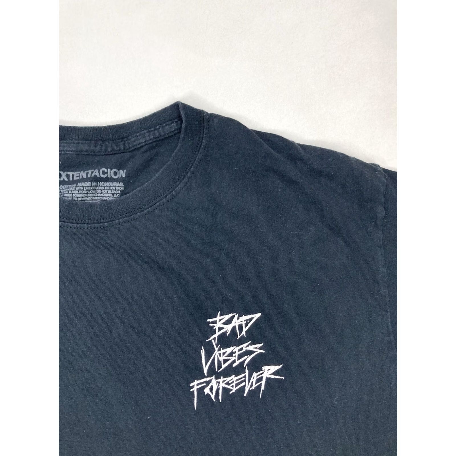 VIBE VINTAGE XXXtentacion Bad Vibes Forever Graphic T-shirt Men Large Black Music Size US L / EU 52-54 / 3 - 4 Thumbnail