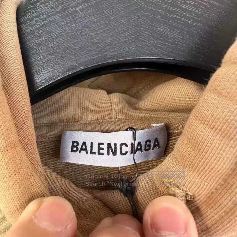 Balenciaga Balenciaga Khaki Mailbox Hoodie Size US XS / EU 42 / 0 - 2 Thumbnail