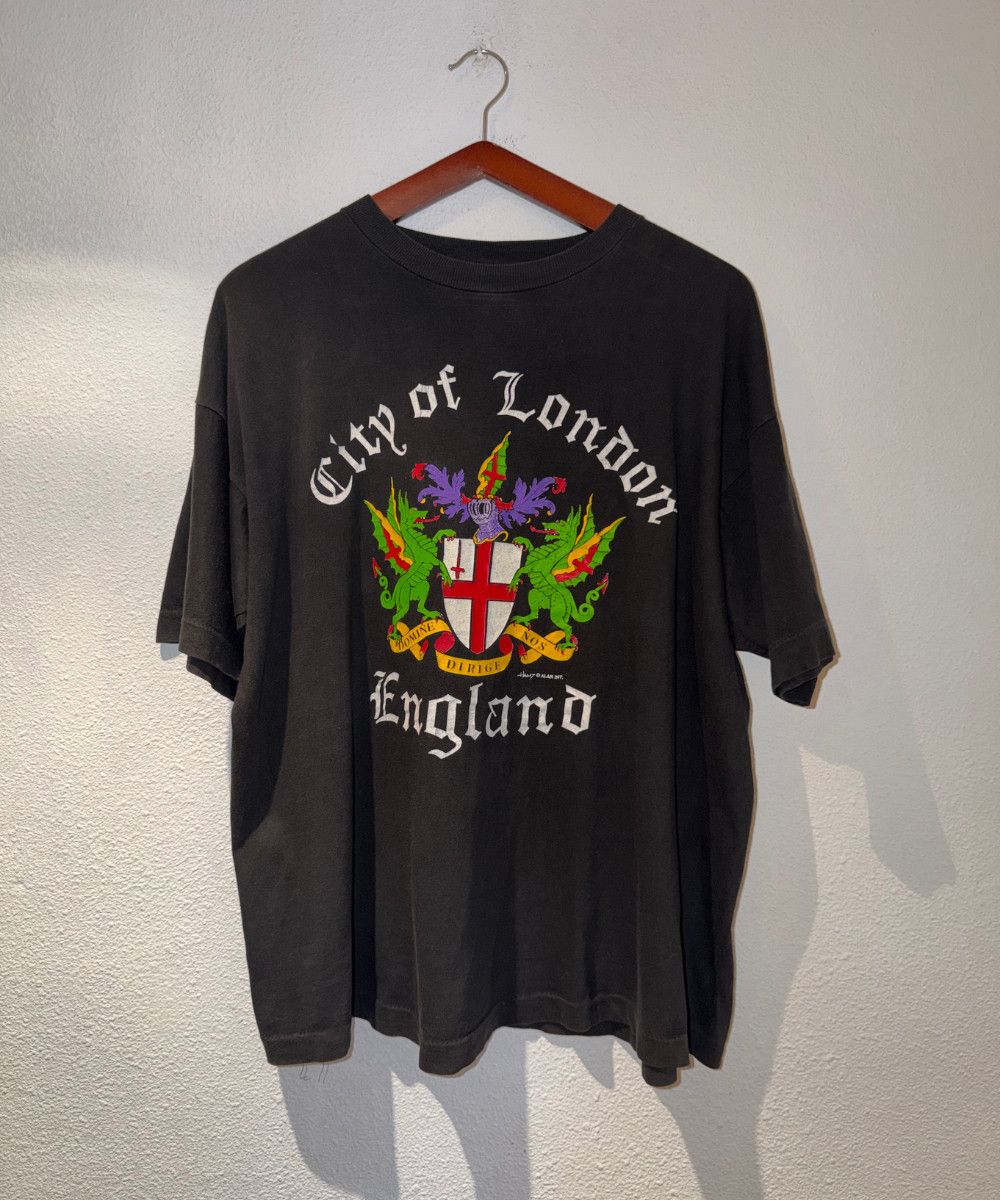 Vintage Vintage City of London England Dragon Crest Tee 90s Size US XL / EU 56 / 4 - 13 Thumbnail