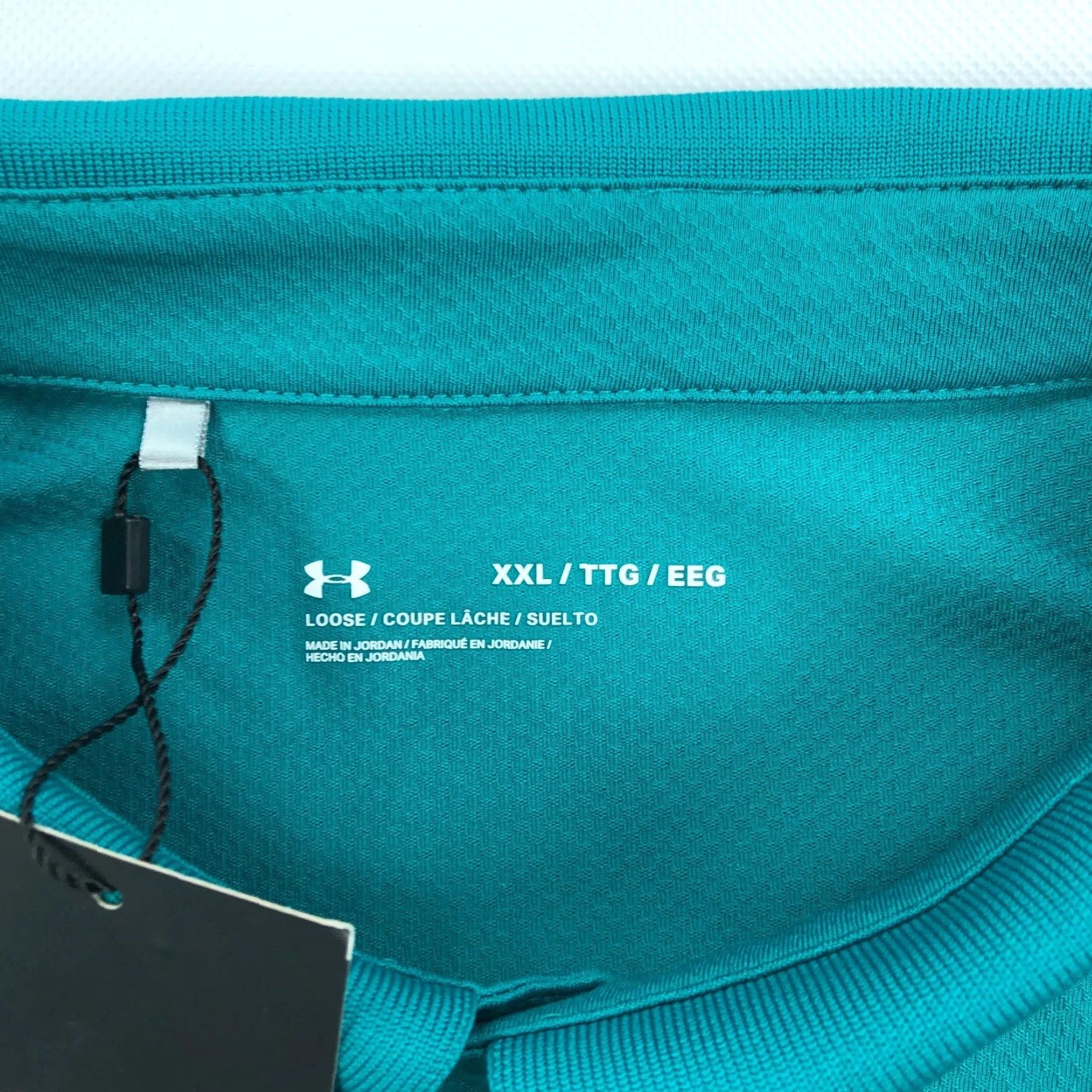 Under Armour Under Armour Men's 2XL UNCW Golf Team Performance Polo Shirt Teal Loose Fit Shirt M 2XL Embroidery Logo College Sports Size US XXL / EU 58 / 5 - 5 Thumbnail
