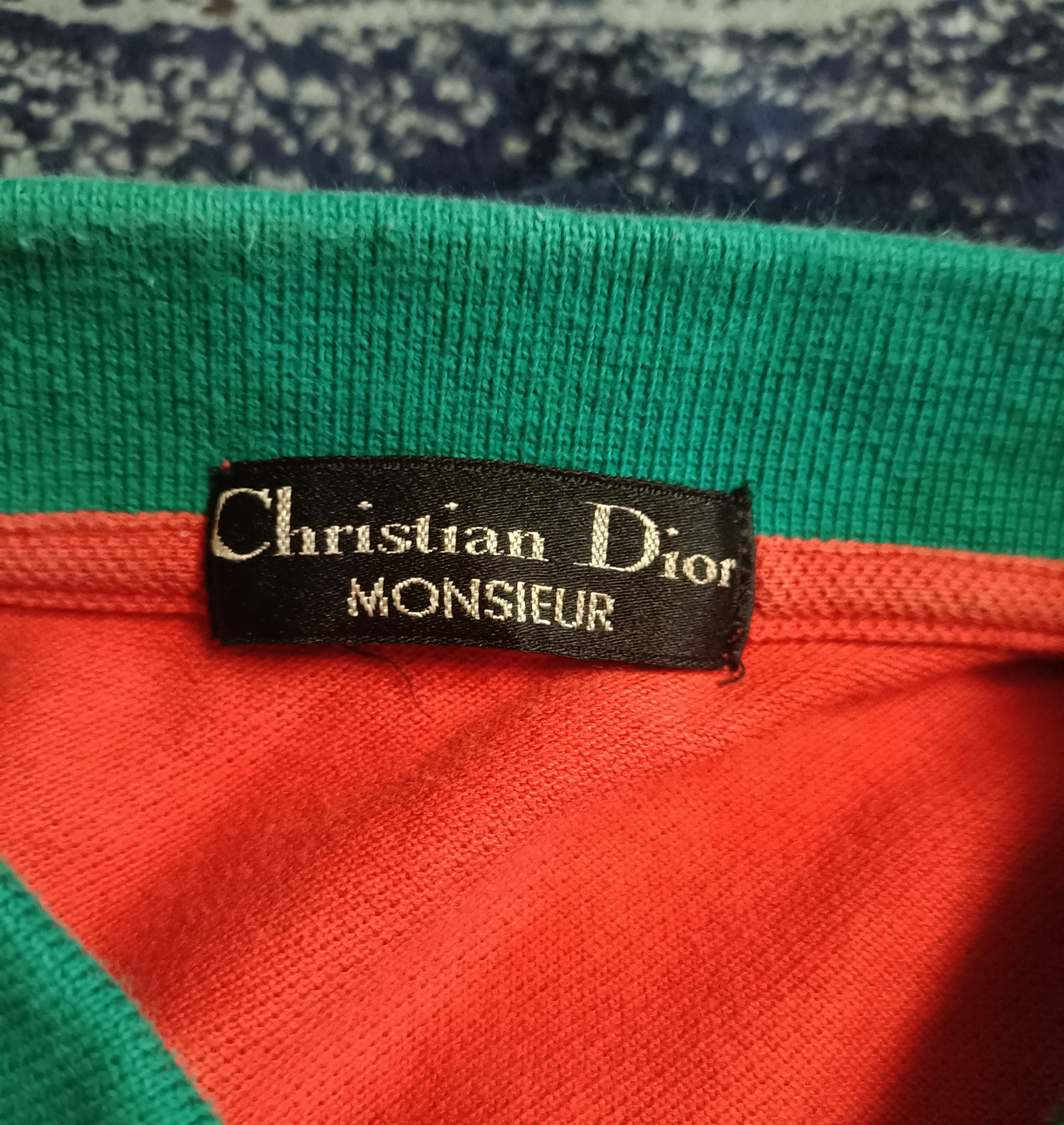 Christian Dior Monsieur Vintage Christian Dior Monsieur Orange Polo Tees Size US L / EU 52-54 / 3 - 5 Thumbnail
