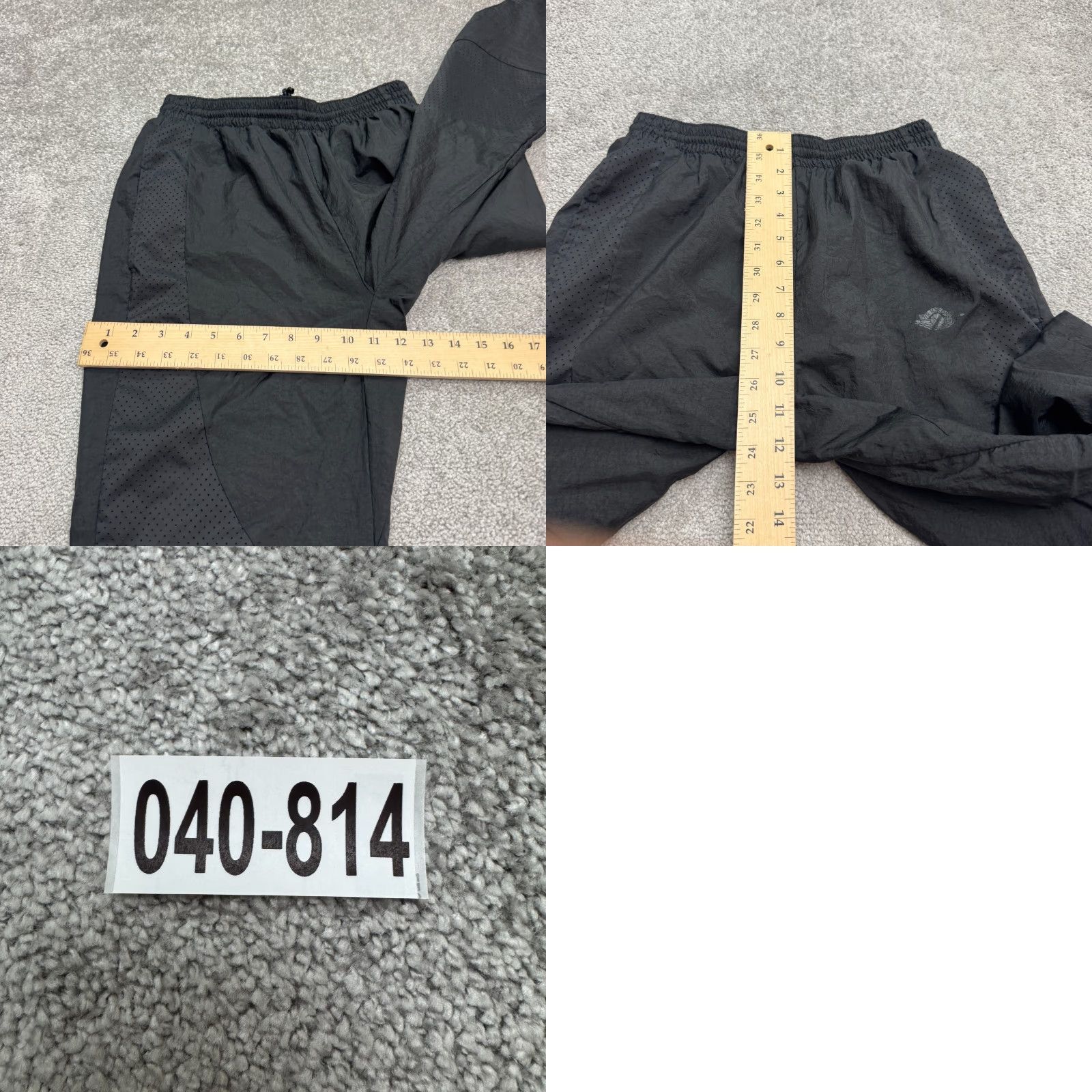 Jordan Brand Air Jordan Jogger Pants Men's Small Black Nylon Elastic Waist Activewear Size US 29 - 10 Thumbnail