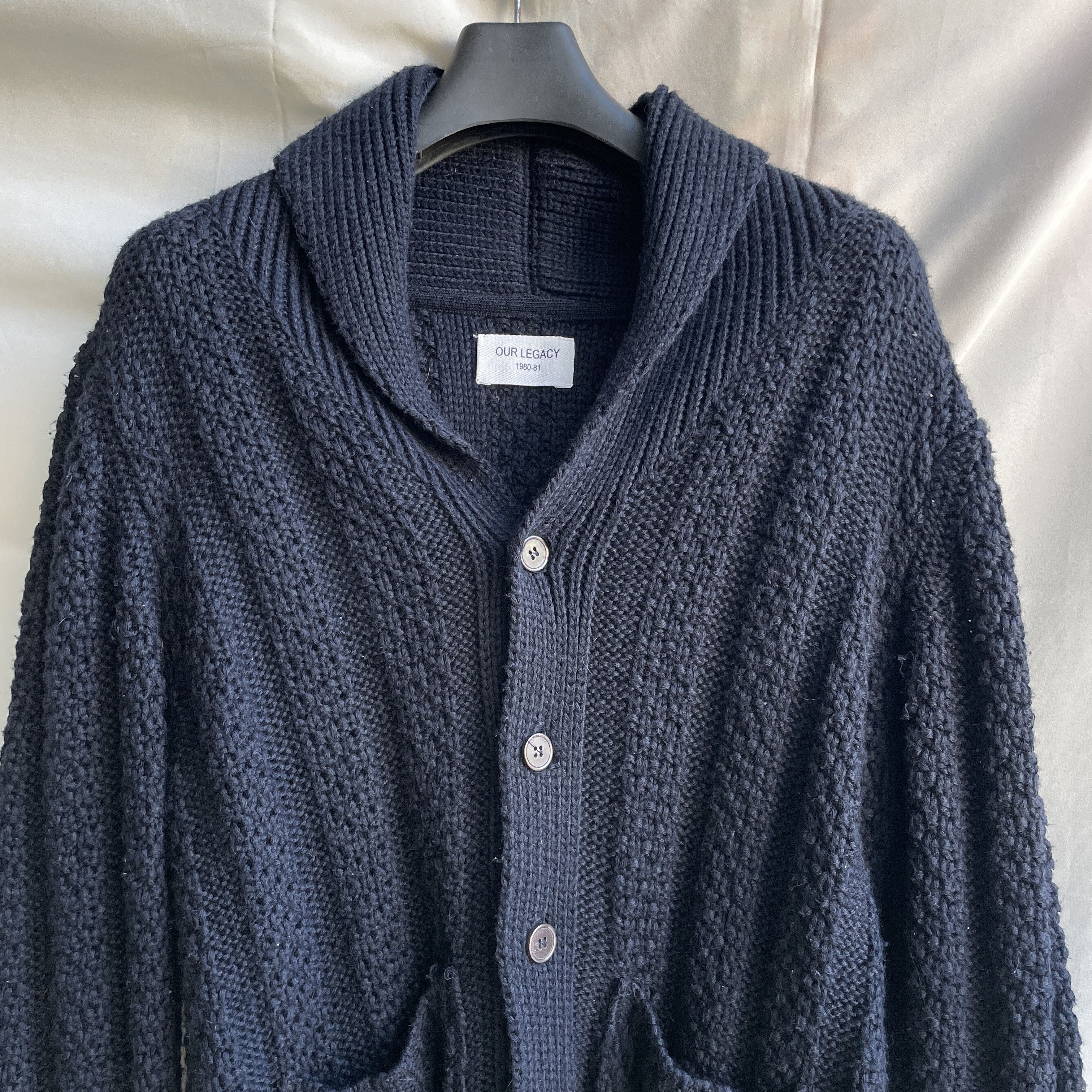 Our Legacy Our Legacy Shawl Collar Wool Blend Proper Cardigan Size XL Size US XL / EU 56 / 4 - 3 Thumbnail