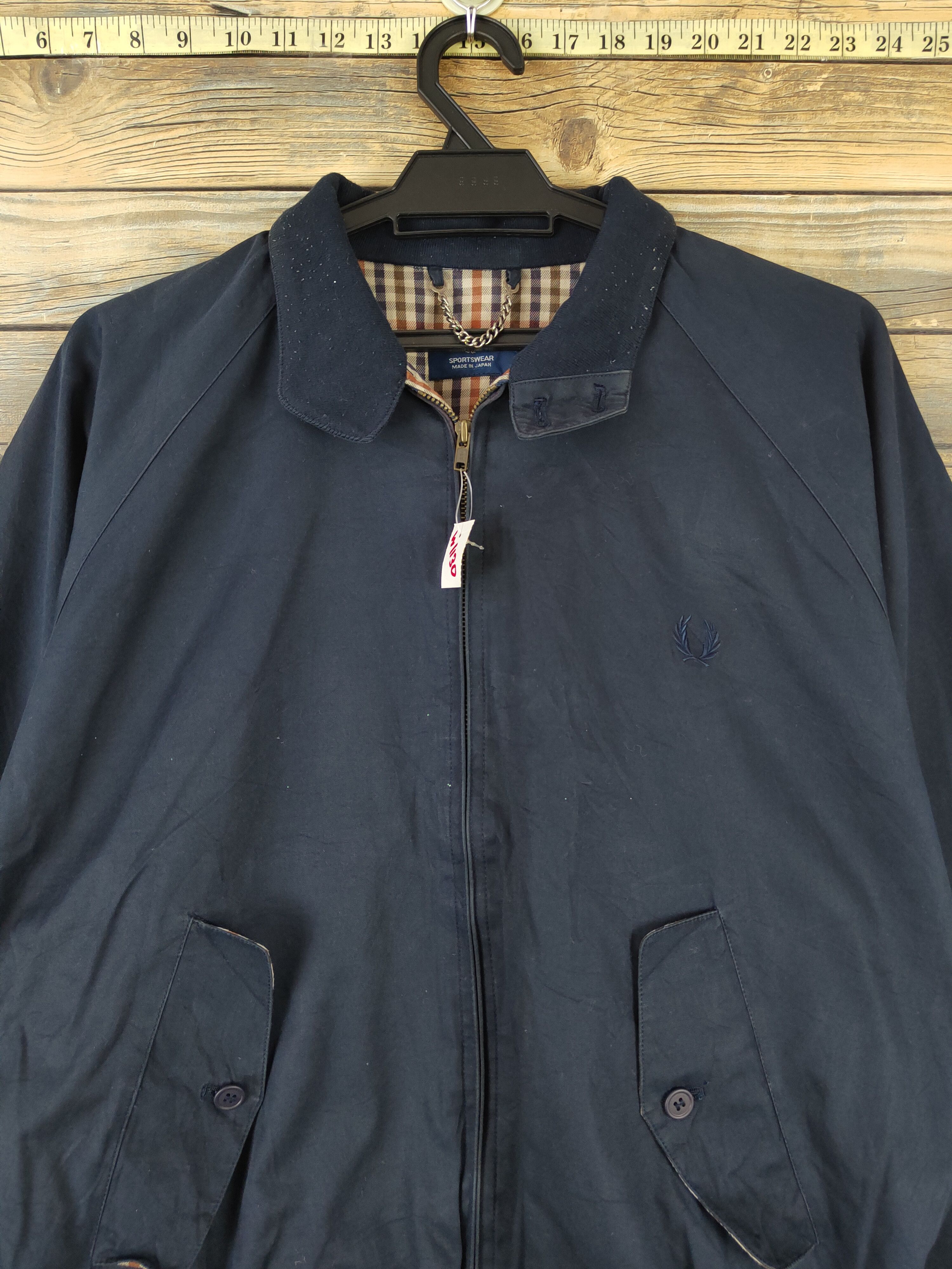 Fred Perry Fred Perry Navy Sportwear Jackets #W1130 Size US M / EU 48-50 / 2 - 2 Thumbnail
