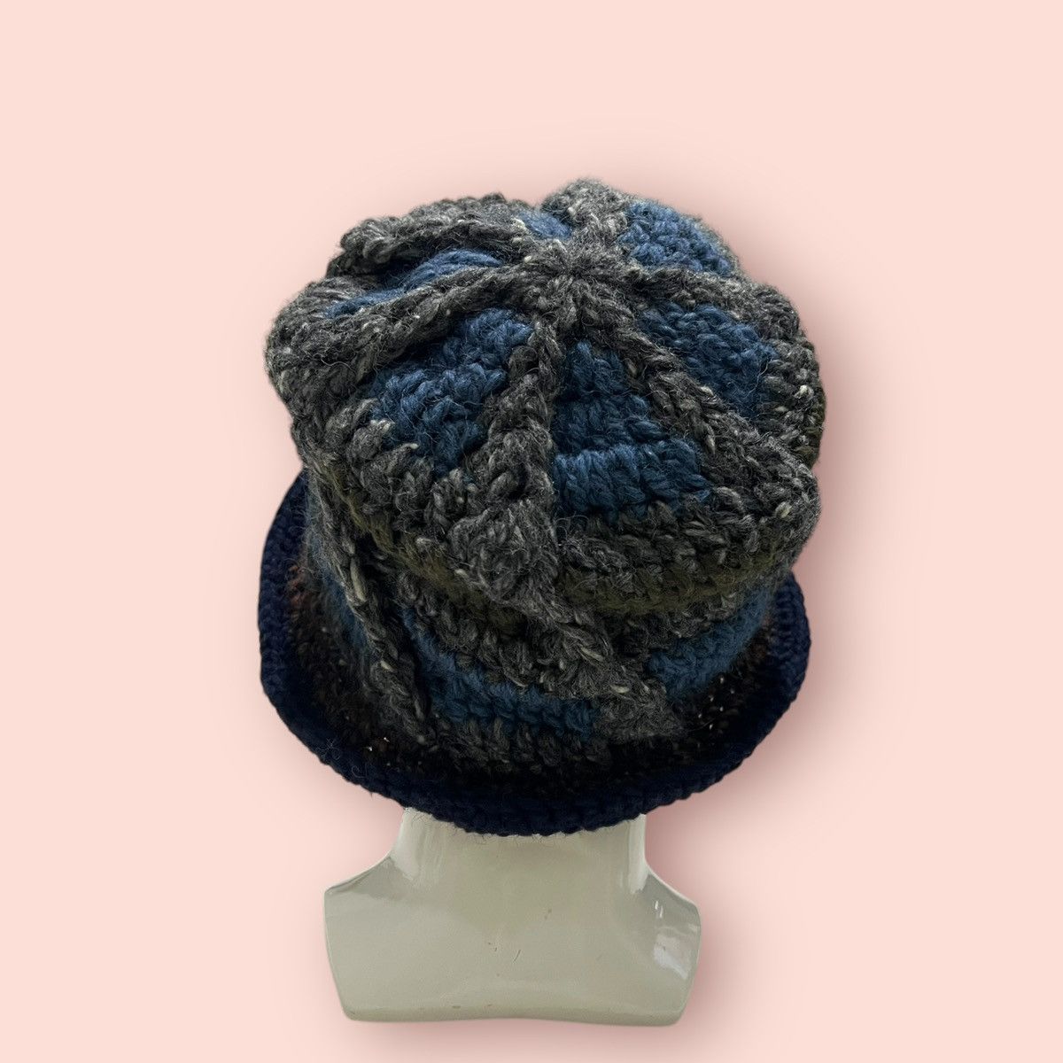 14th Addiction × Japanese Brand × Vintage VINTAGE LIGA FELIZ JAPAN CROCHET KNITTED BUCKET HAT Size ONE SIZE - 7 Thumbnail