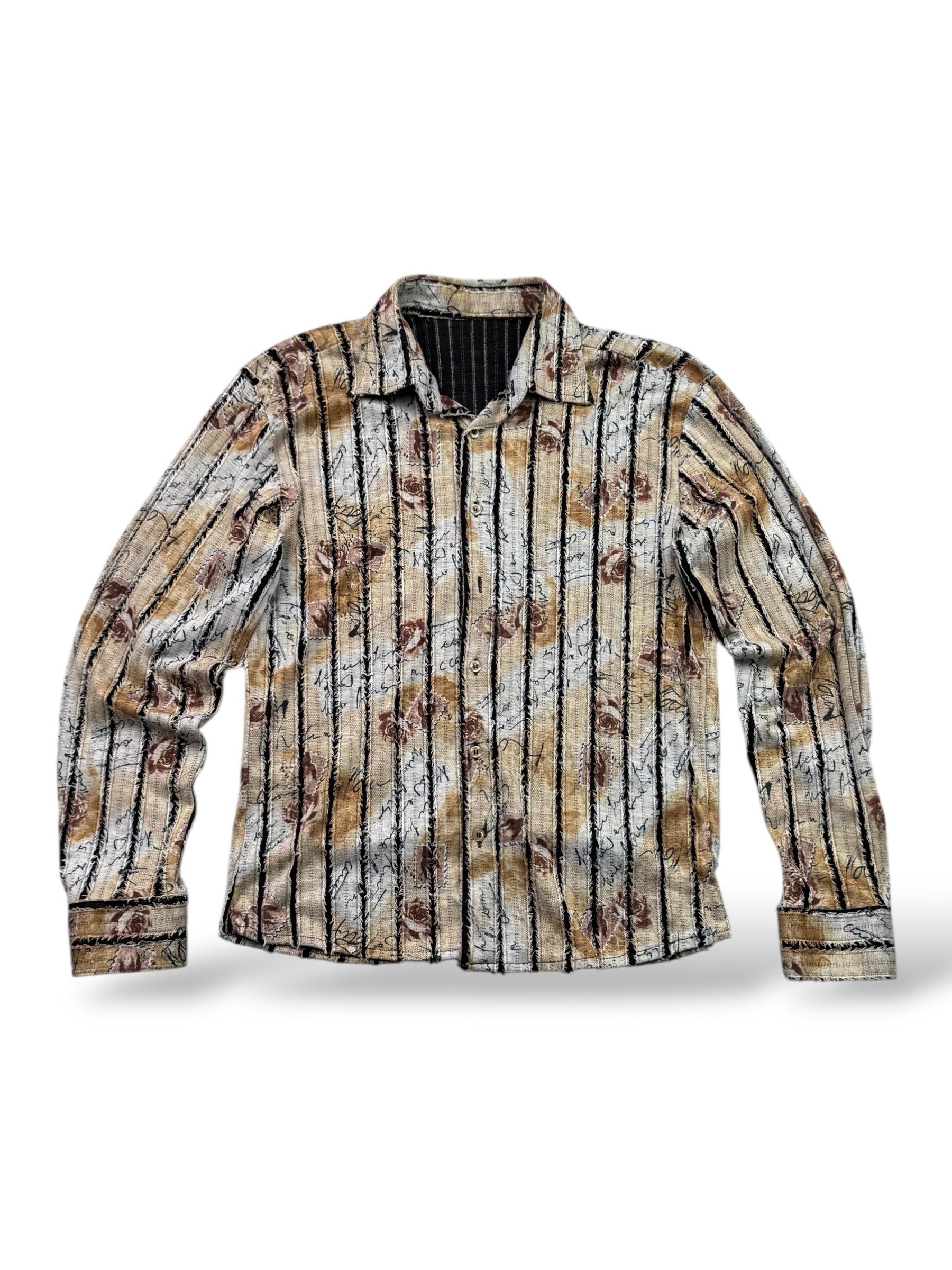 Vintage Vintage Distressed Shirt W322(V9) Size US M / EU 48-50 / 2 - 1 Thumbnail