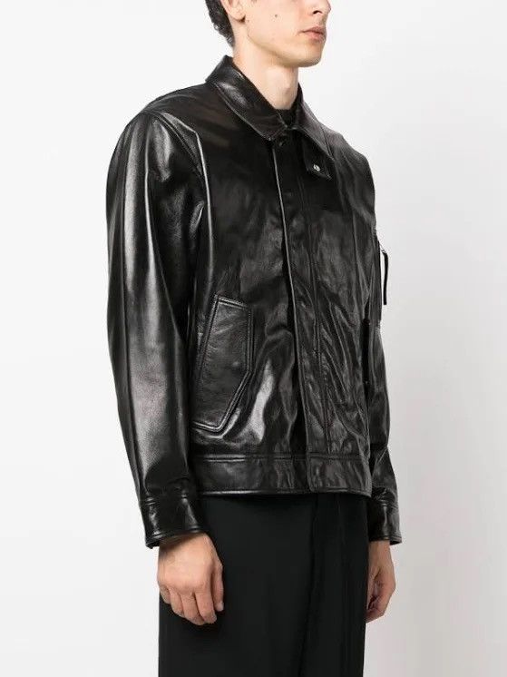 Helmut Lang Helmut Lang FW ‘23 Leather Jacket Size US L / EU 52-54 / 3 - 8 Thumbnail