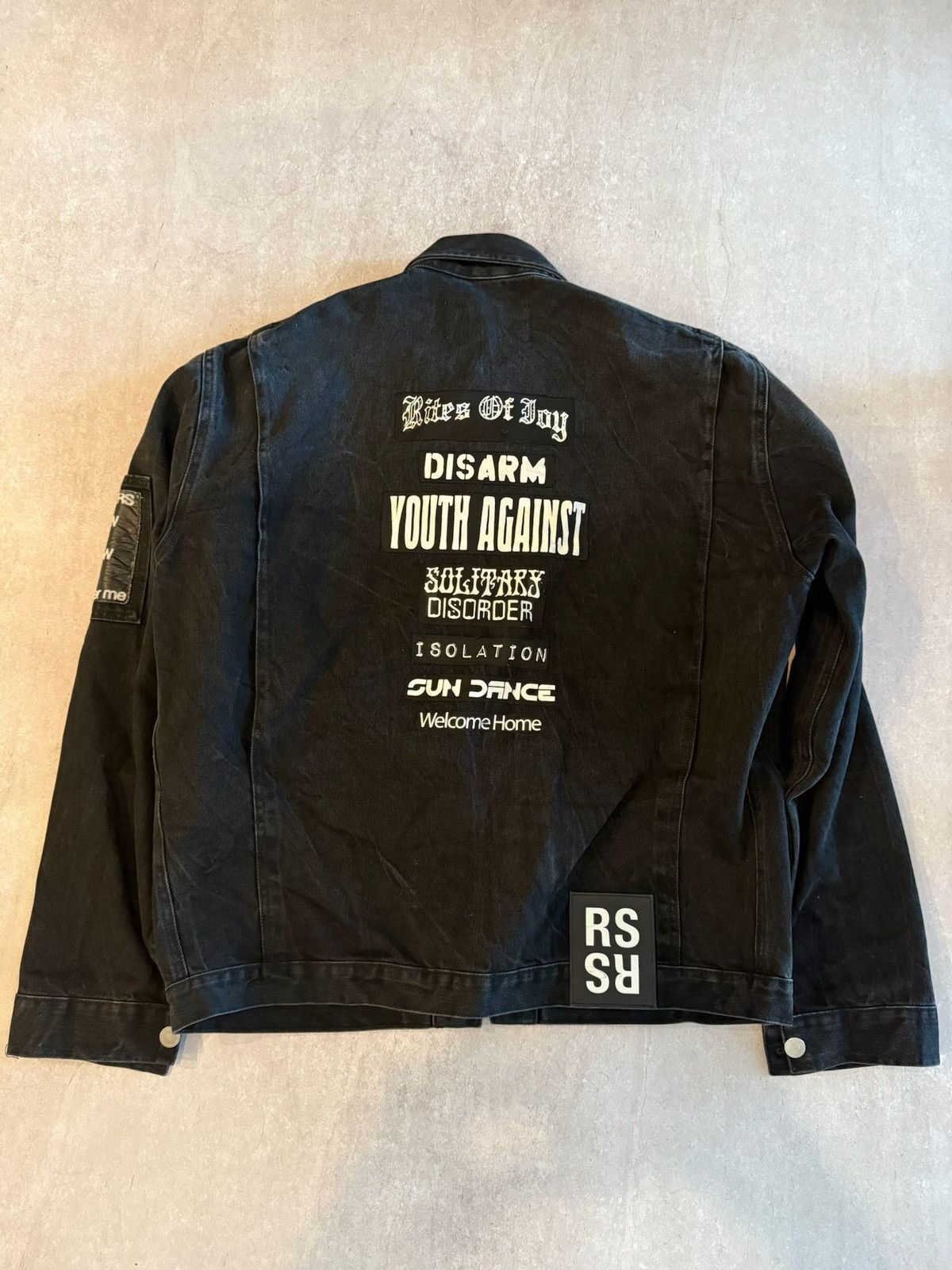 Raf Simons Raf Denim Trucker (Black) Size US XL / EU 56 / 4 - 5 Thumbnail