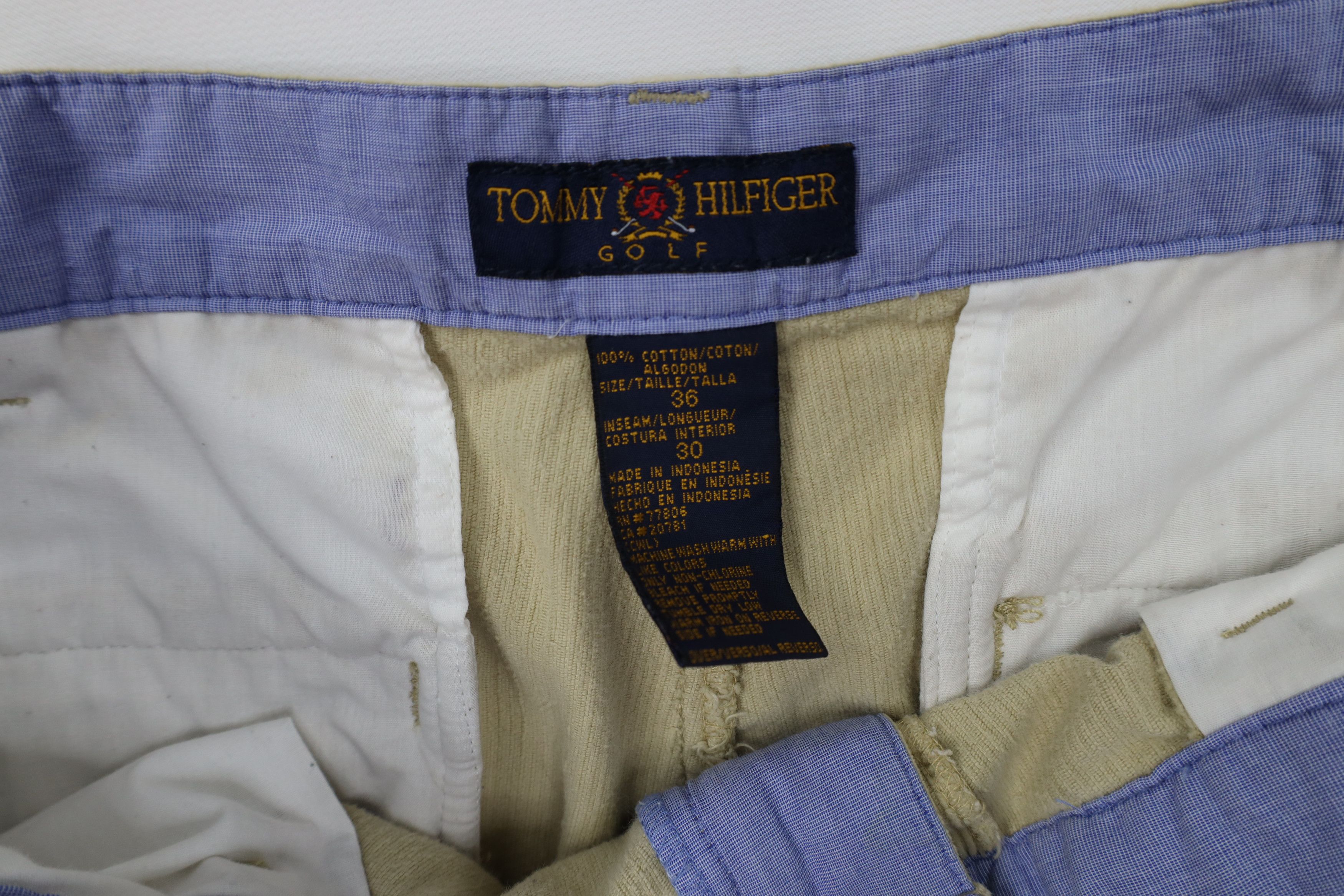 Tommy Hilfiger Vintage 90s Tommy Hilfiger Golf Wide Leg Corduroy Pants Size US 36 / EU 52 - 7 Thumbnail