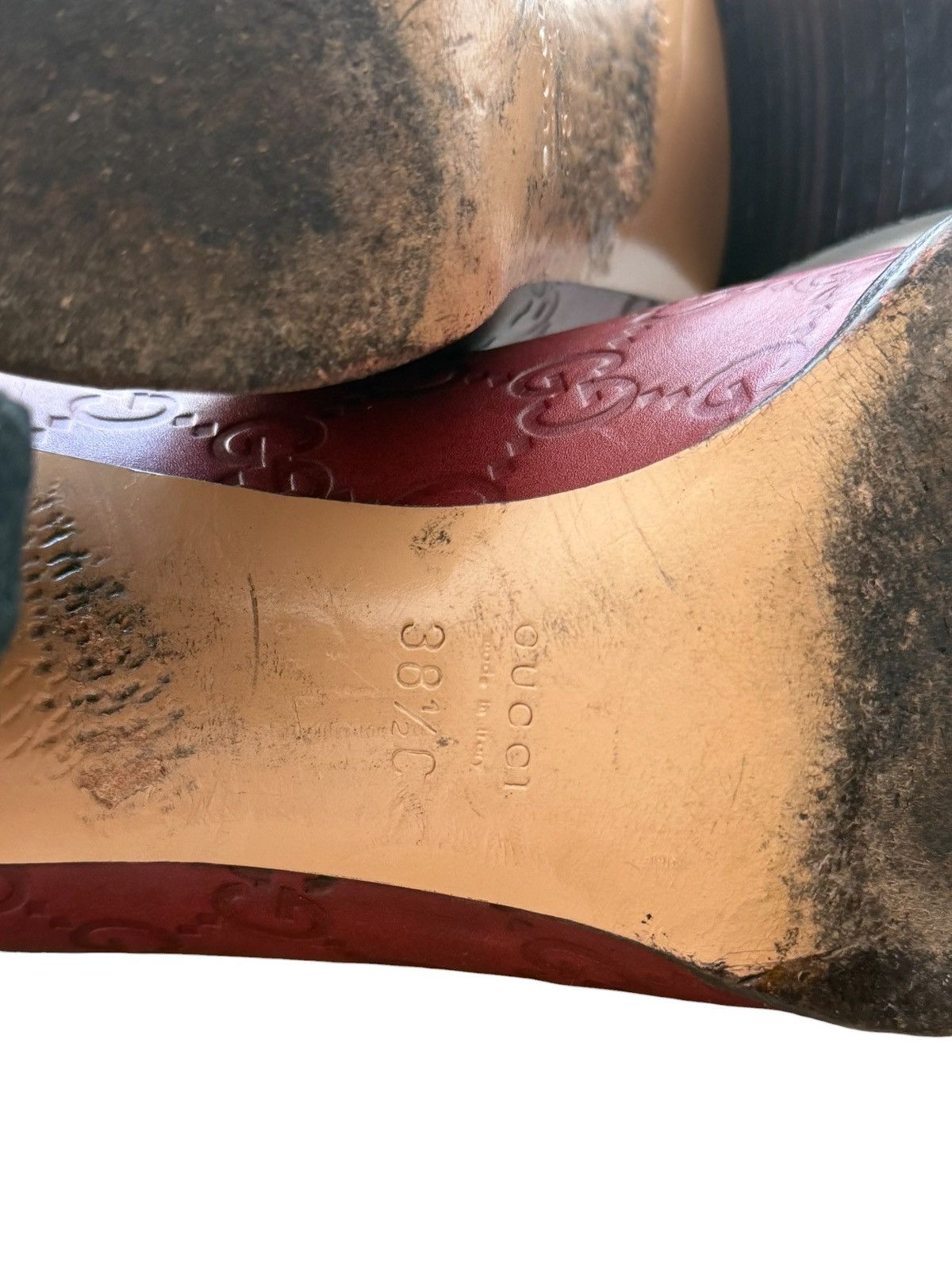 Gucci Gucci by Tom Ford Burgundy Leather mules heels Size US 8.5 / IT 38.5 - 10 Thumbnail