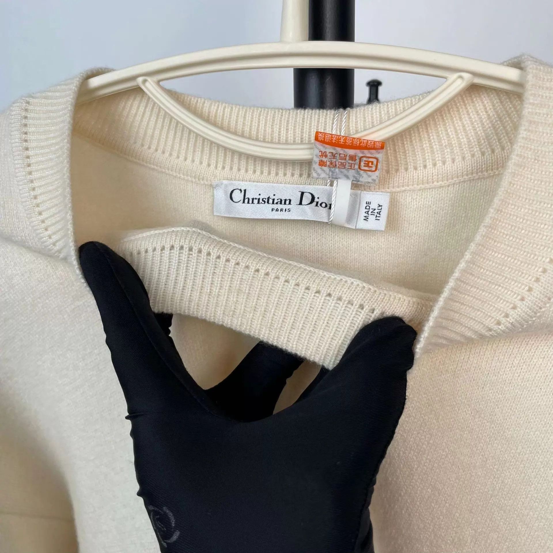 Dior Dior 97 New White Sweater Size 36 Size XS / US 0-2 / IT 36-38 - 4 Thumbnail