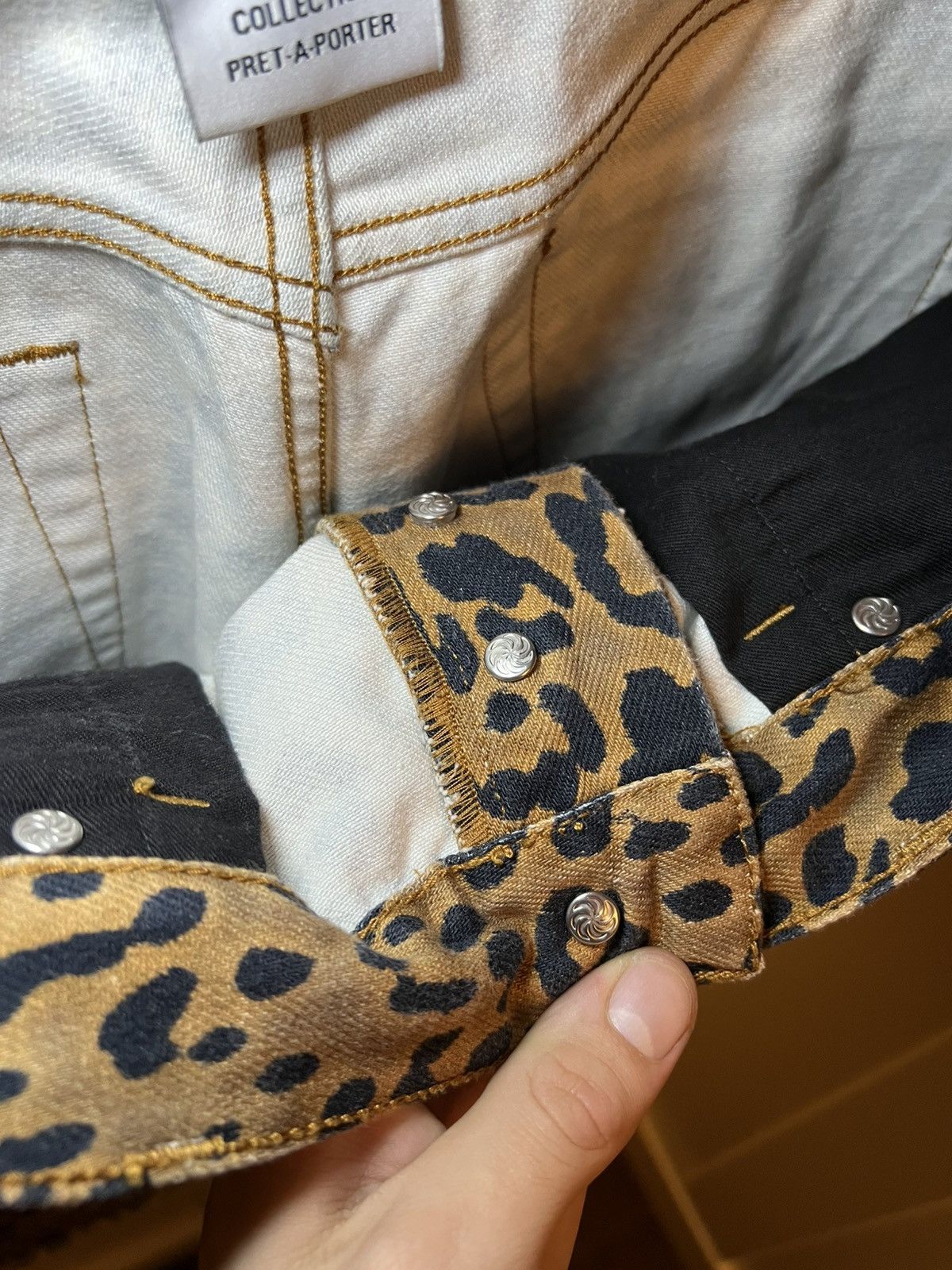 Vetements Vetements leopard print slim denim shorts Size US 34 / EU 50 - 17 Thumbnail