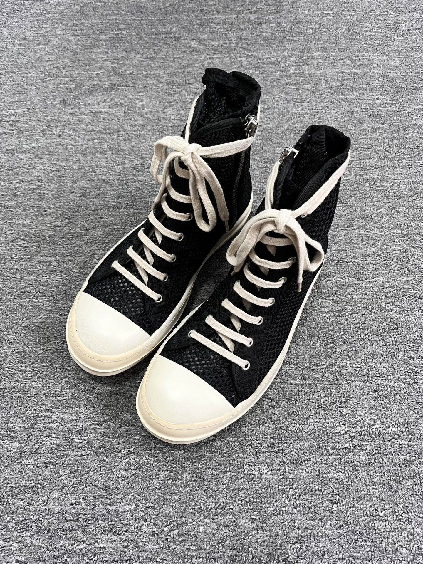 Rick Owens Drkshdw Rick Owens x Converse High Top Sneakers Size US 7 / EU 40 - 1 Thumbnail