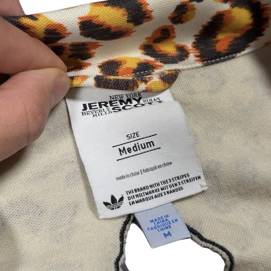 Adidas × Jeremy Scott Adidas x Jeremy Scott Leopard Track Jersey Jacket Size US M / EU 48-50 / 2 - 5 Thumbnail