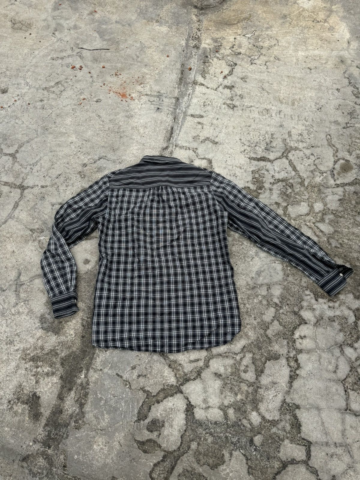 Number (N)ine Number (N)ine Checkered Button Up Shirt Size US L / EU 52-54 / 3 - 6 Thumbnail