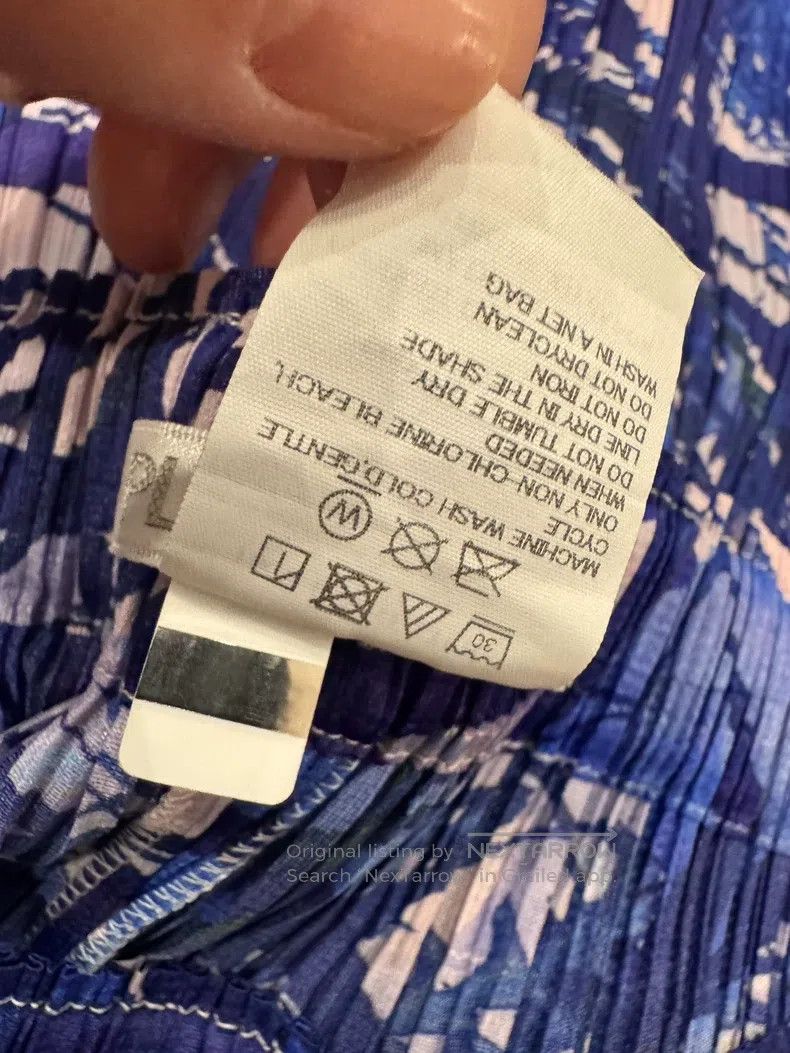 Issey Miyake Issey Miyake size:3 Floral Pants Size 31" - 3 Thumbnail