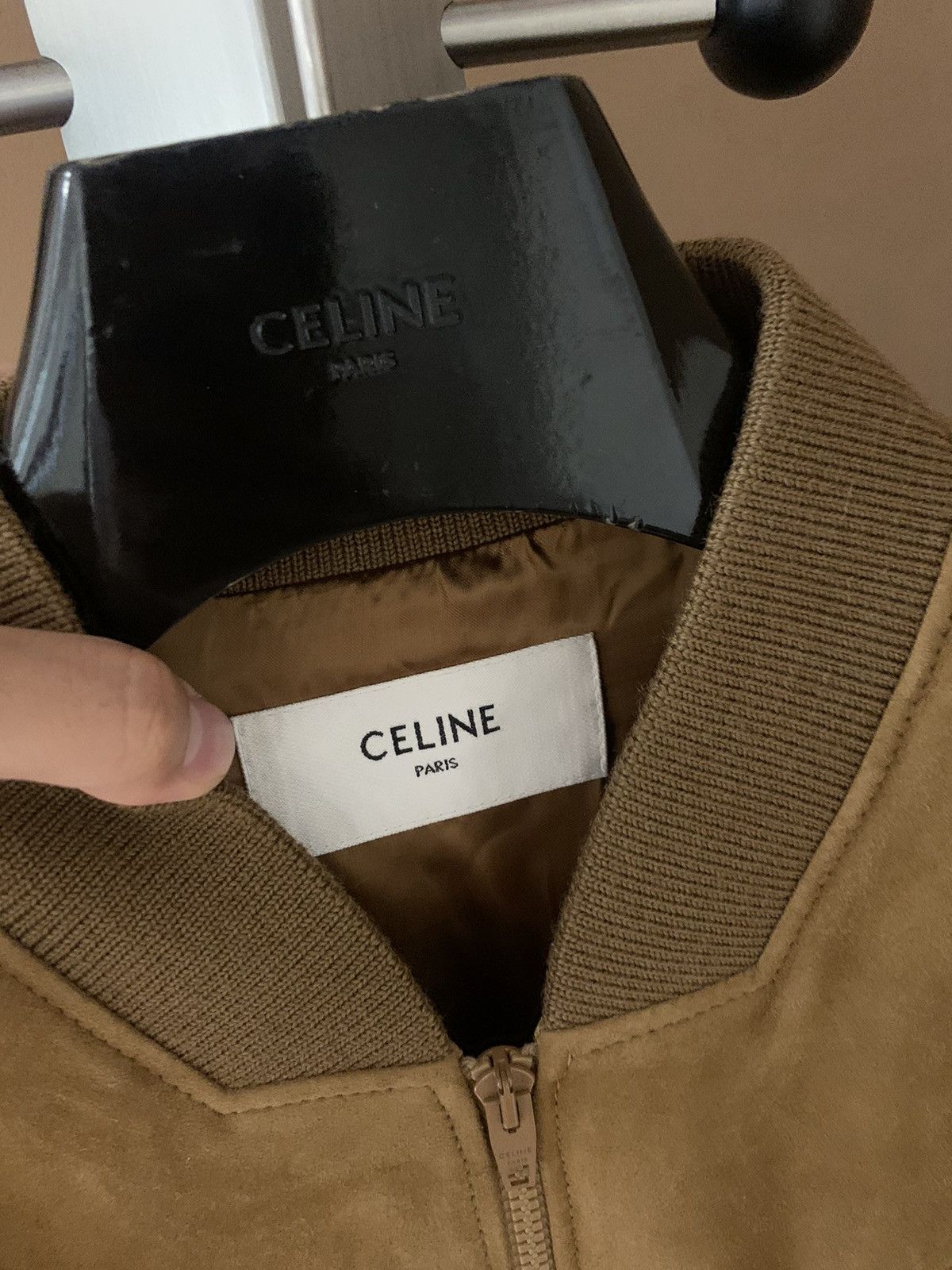 Celine Celine 2025SS Brown Suede bomber jacket Size US L / EU 52-54 / 3 - 3 Thumbnail