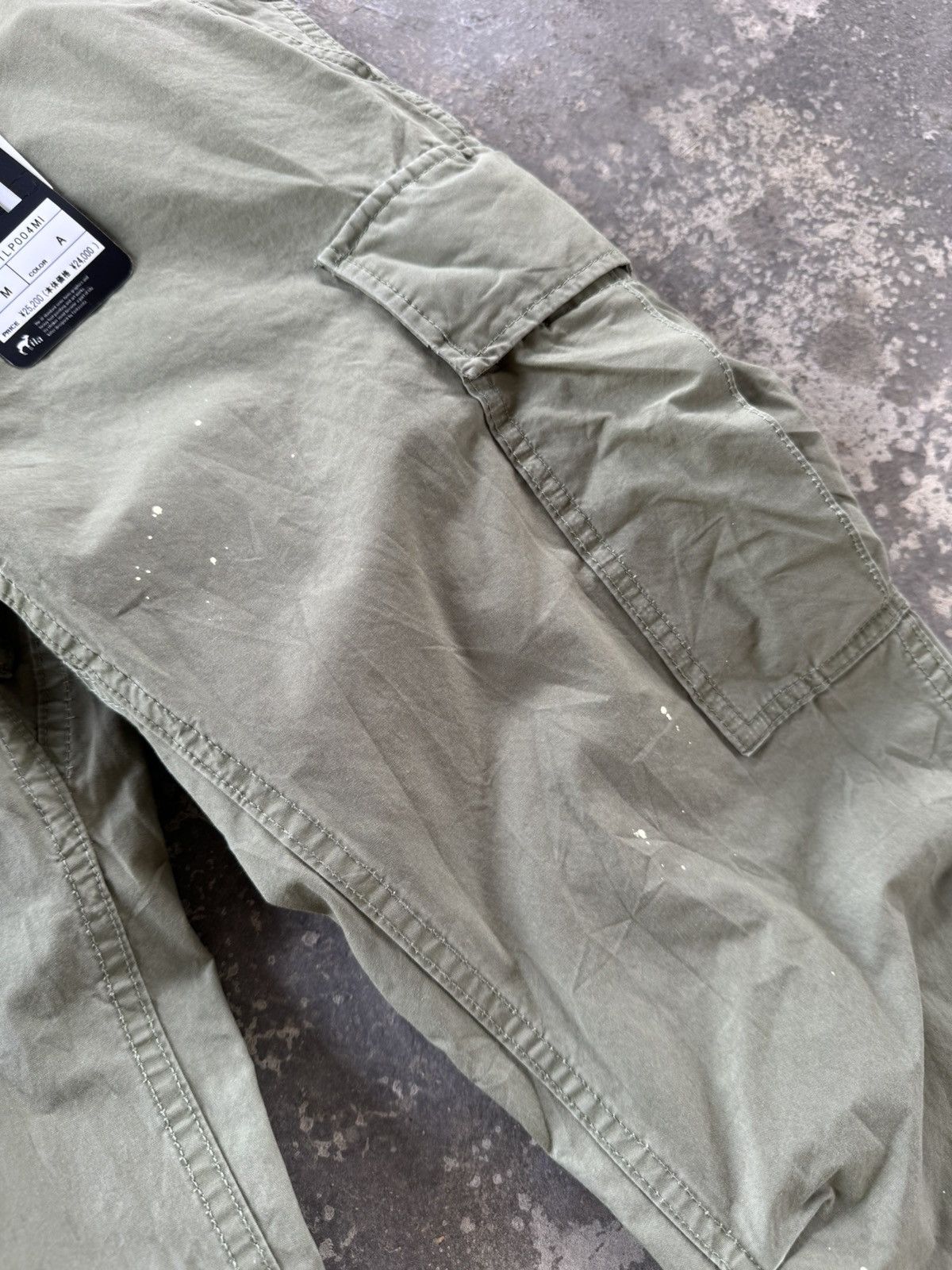 Japanese Brand Ila Vee Dub Art Splash Paint Cargo Pants Size US 32 / EU 48 - 2 Thumbnail