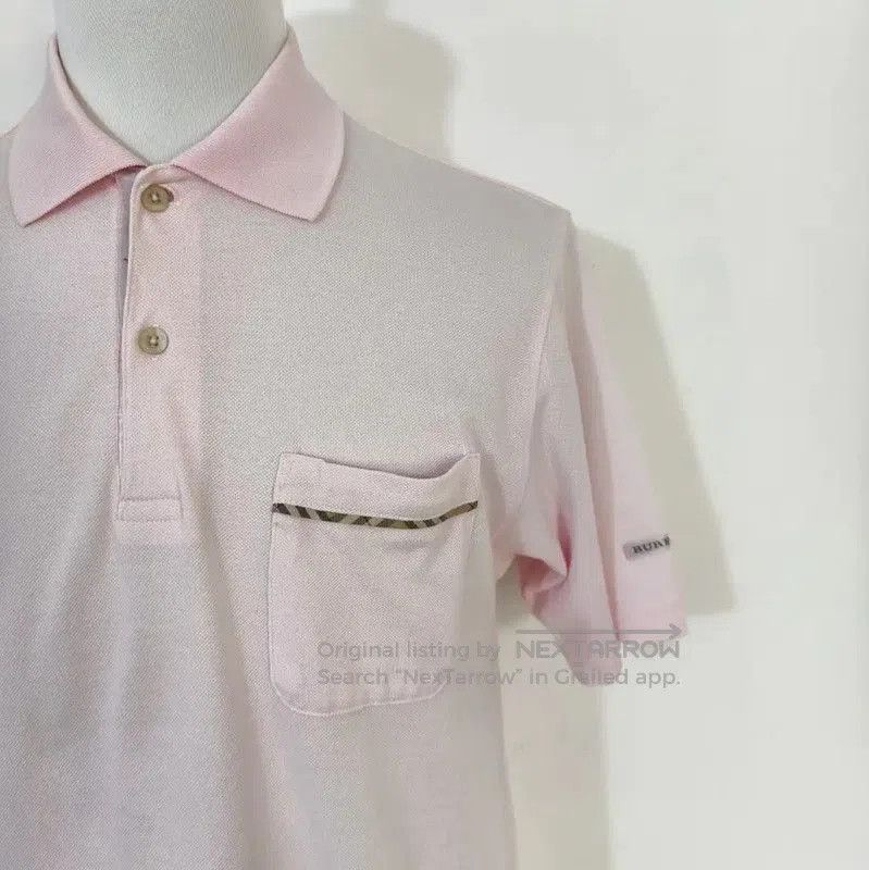 Burberry Burberry Men’s Summer Pink Cotton Polo. Size US M / EU 48-50 / 2 - 2 Thumbnail