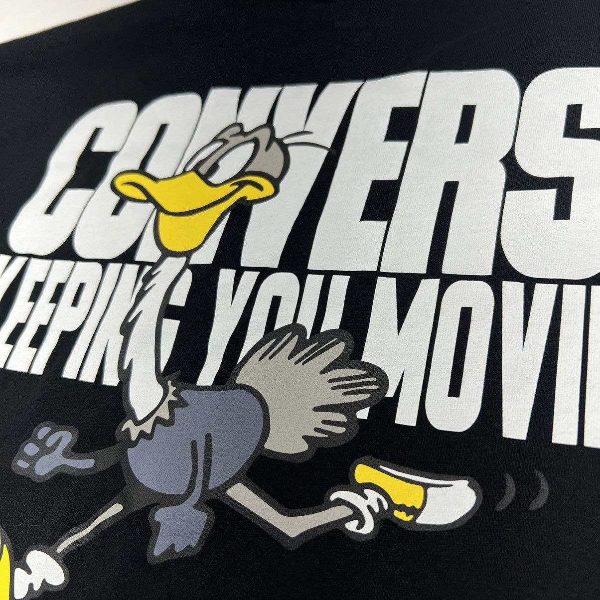 Converse Converse Tee Shirt Black Bird Boston Running All Star Size US L / EU 52-54 / 3 - 9 Thumbnail