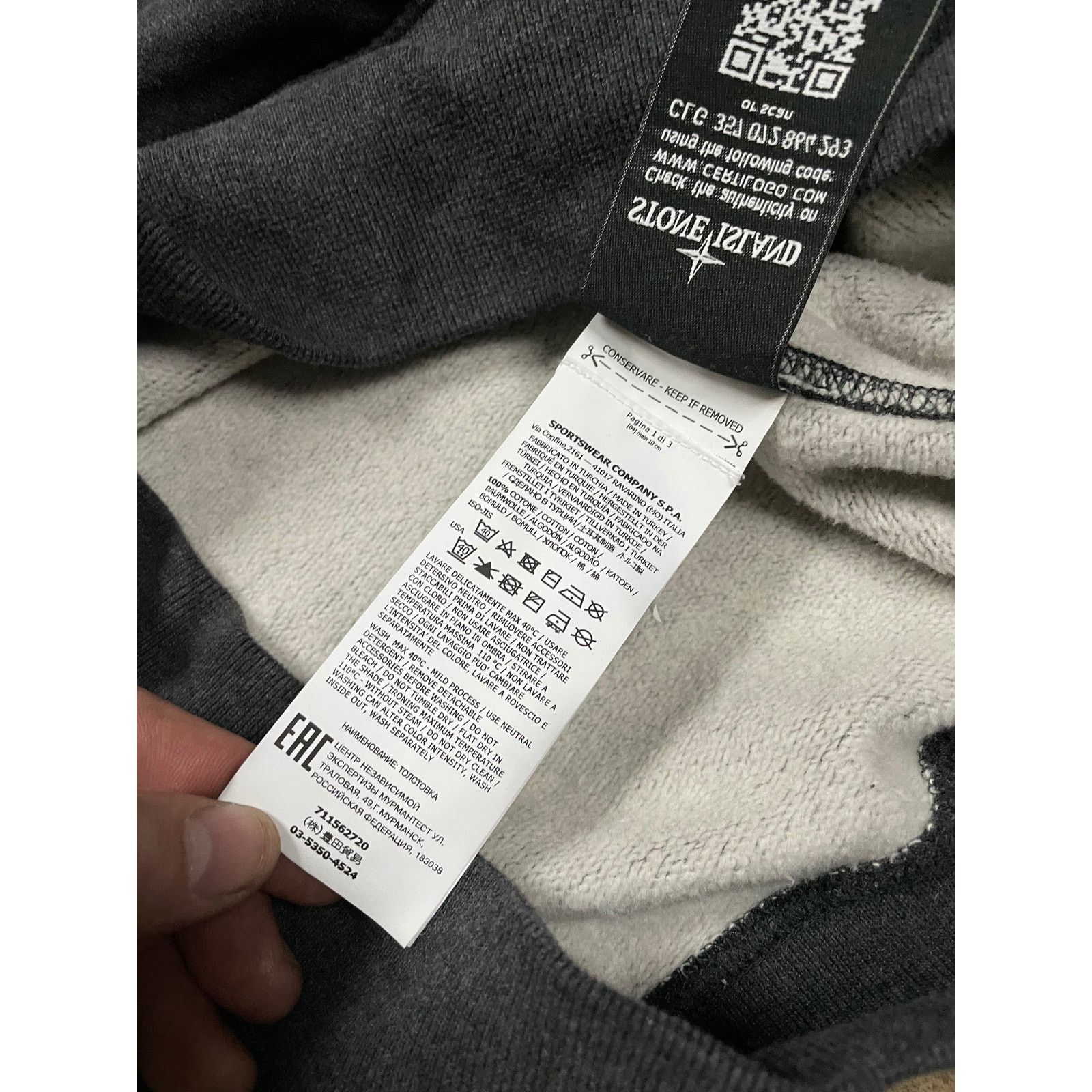 Stone Island Stone Island Crewneck Grey Used Medium Size US M / EU 48-50 / 2 - 5 Thumbnail