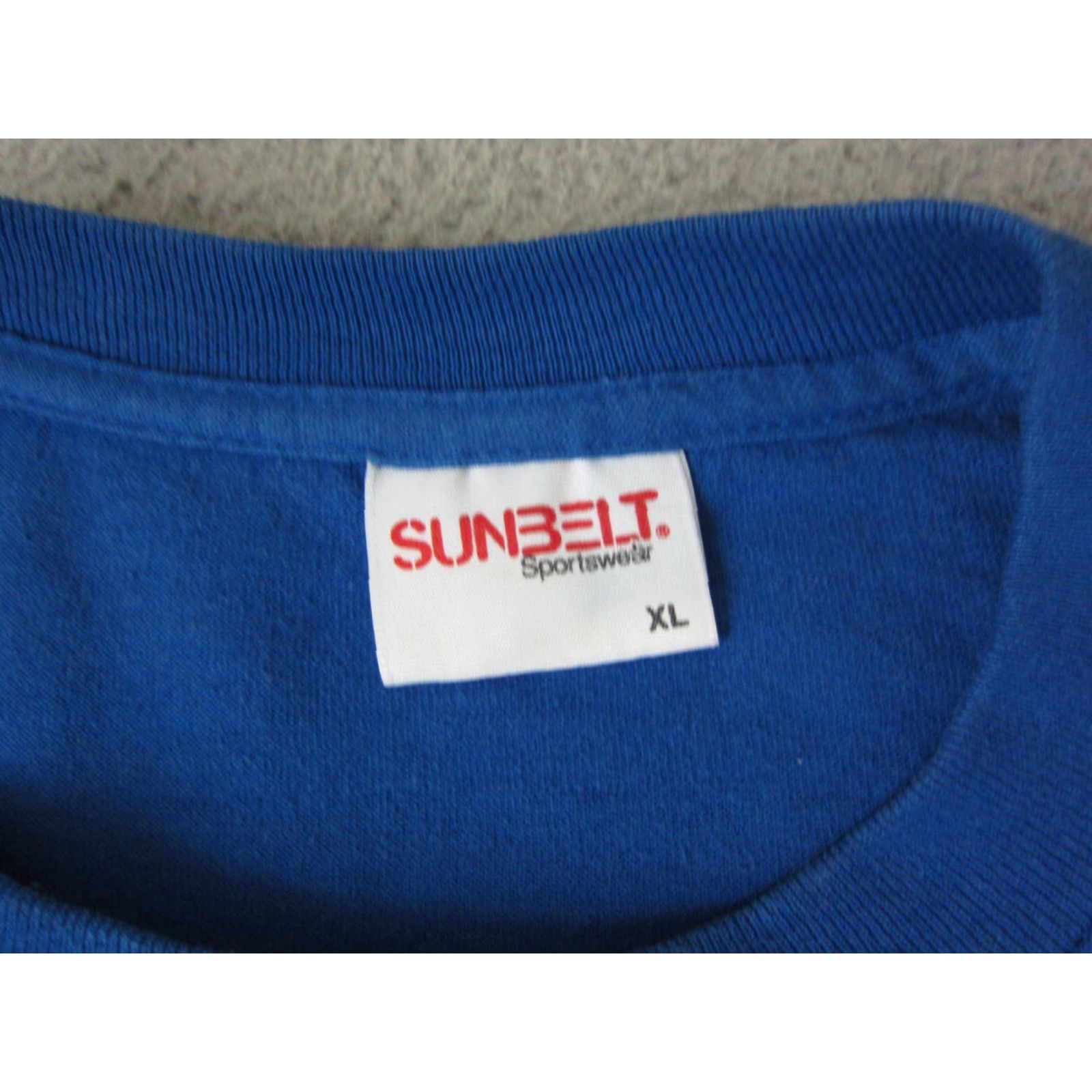 Vintage VINTAGE Sunbelt Shirt Womens XL Blue Sunbelt Shirt Womens XL Blue 90s USA Made in USA T Shirt Crew Neck Long Sleeve Classic Fit Size XL / US 12-14 / IT 48-50 - 5 Thumbnail