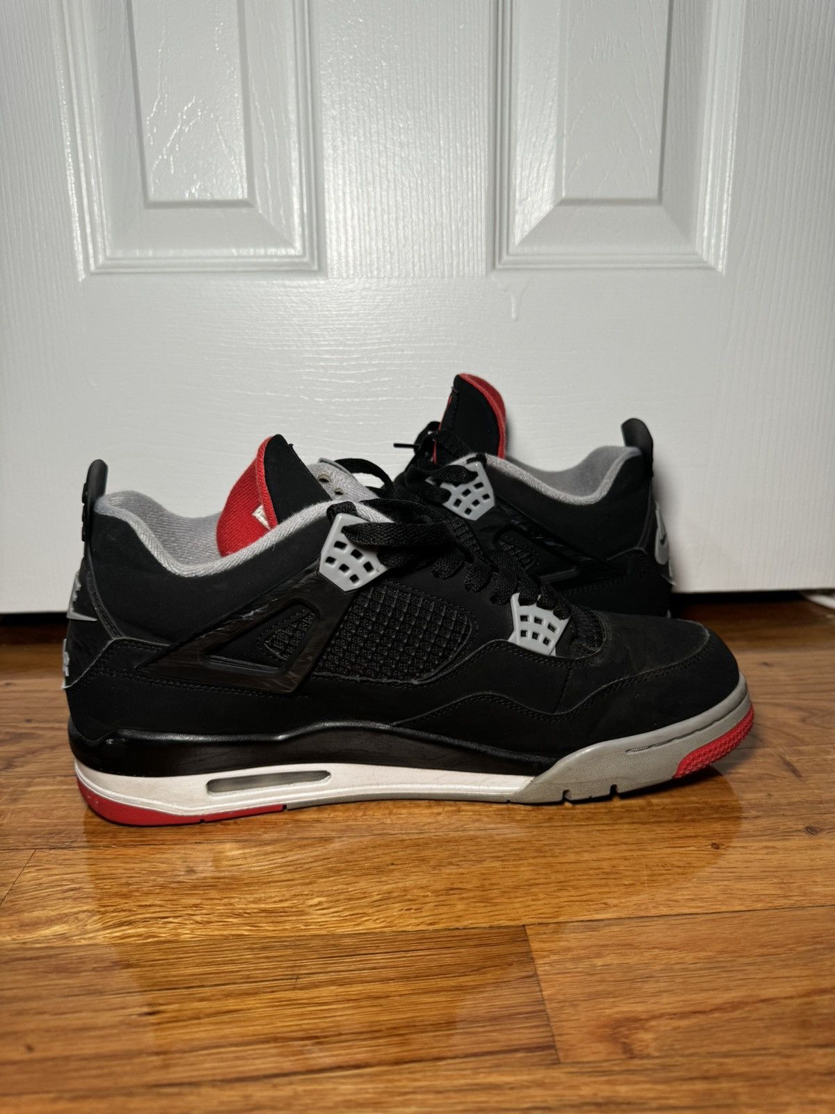 Nike Air Jordan 4 Retro ‘Bred’ 2019 Size US 12 / EU 45 - 3 Thumbnail
