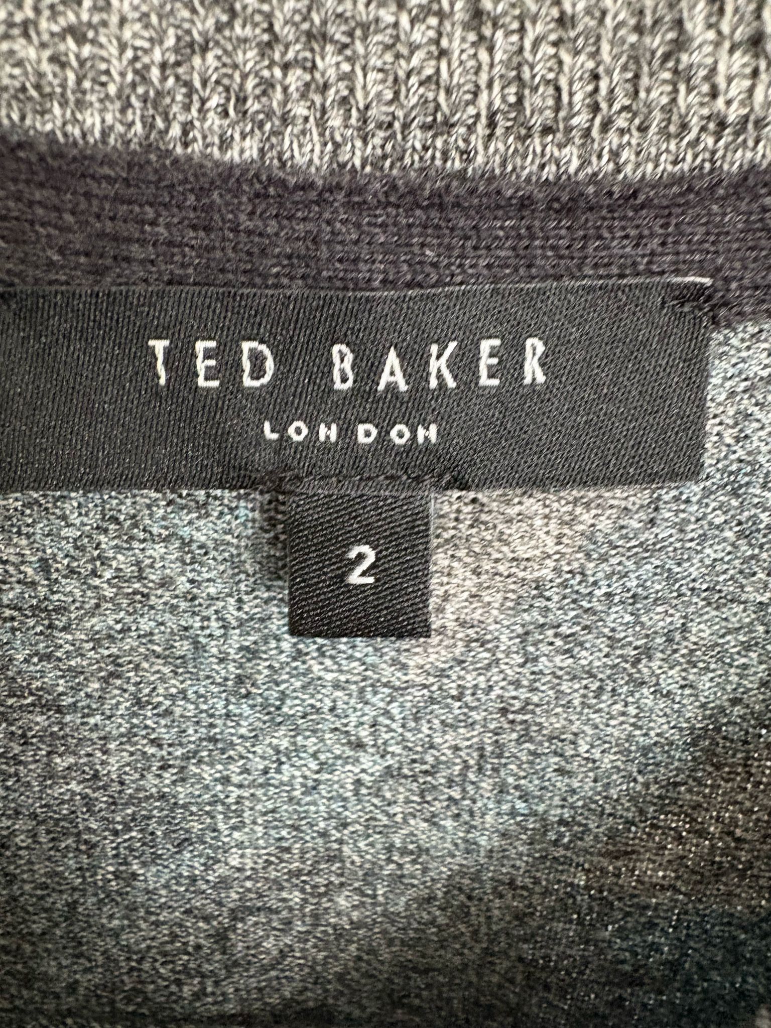 Ted Baker Geometric Patterned Crewneck Sweater Size US M / EU 48-50 / 2 - 3 Thumbnail