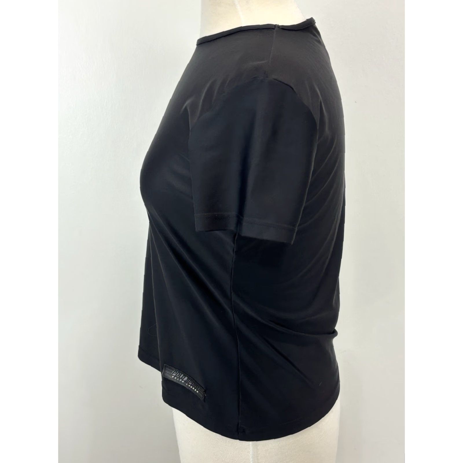 Polo Ralph Lauren VINTAGE Ralph Lauren Polo Sport T-Shirt Women’s Large Black Spandex USA 90s Short Sleeve Size L / US 10 / IT 46 - 2 Thumbnail