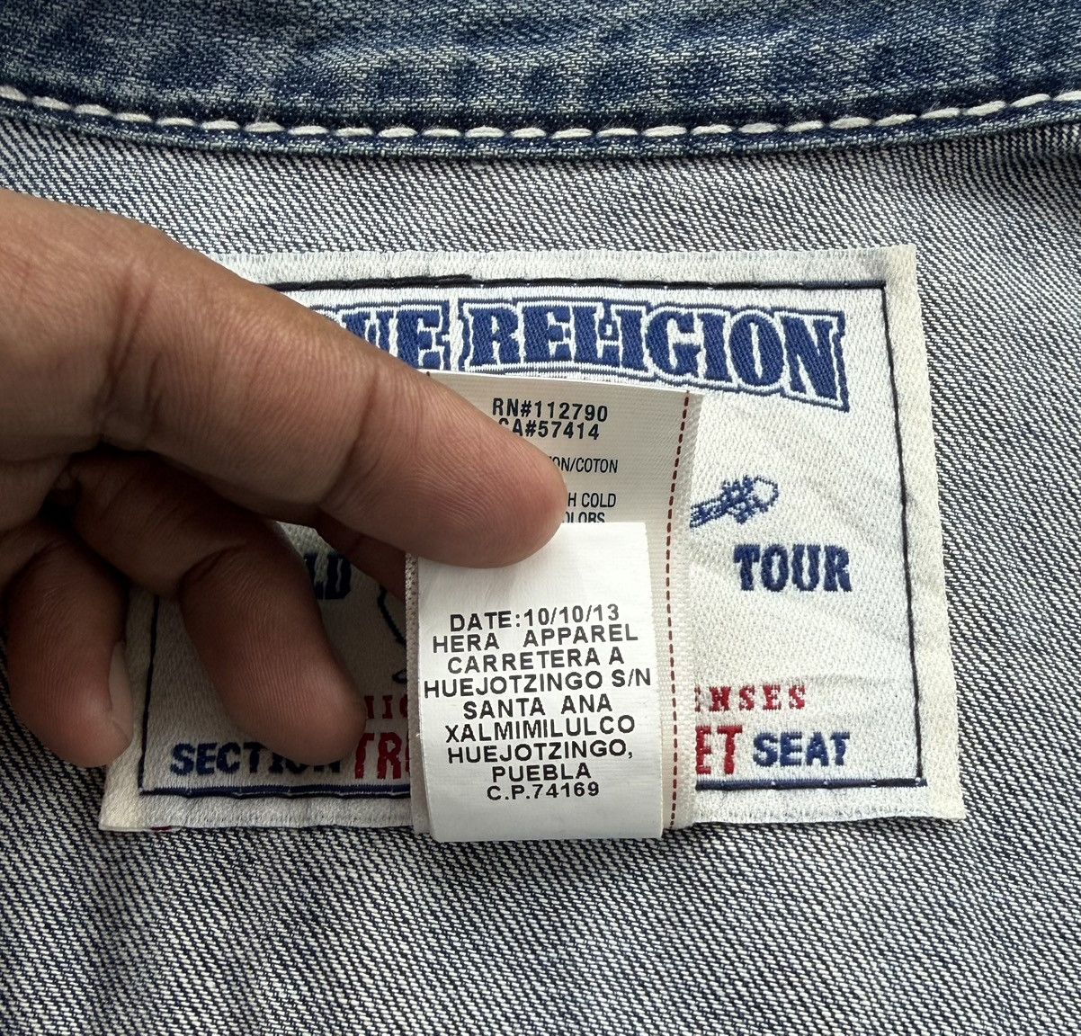 True Religion True Religion Big T Trucker Denim Jacket Blue Medium Wash Size US M / EU 48-50 / 2 - 20 Thumbnail