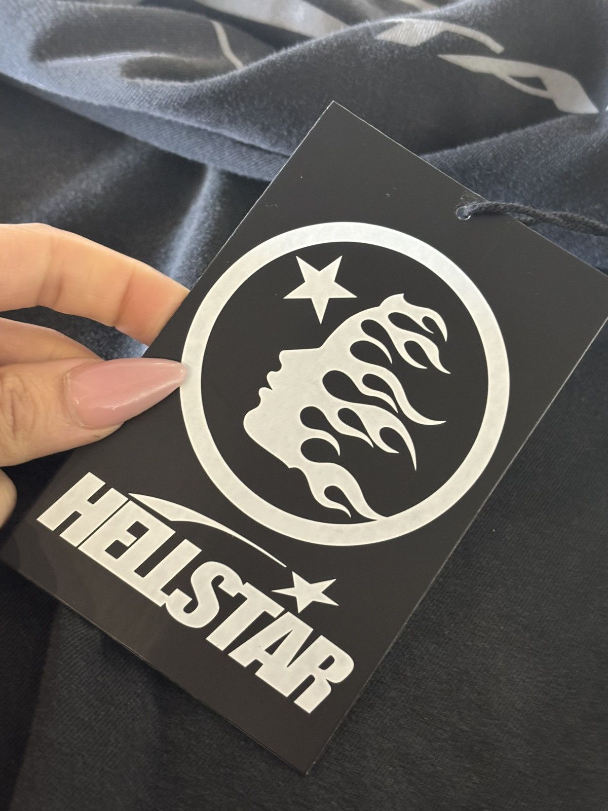 HELLSTAR HELLSTAR CURSIVE BLACK LOGO LONG SLEEVE SIZE XS - NEW Size US XS / EU 42 / 0 - 4 Thumbnail