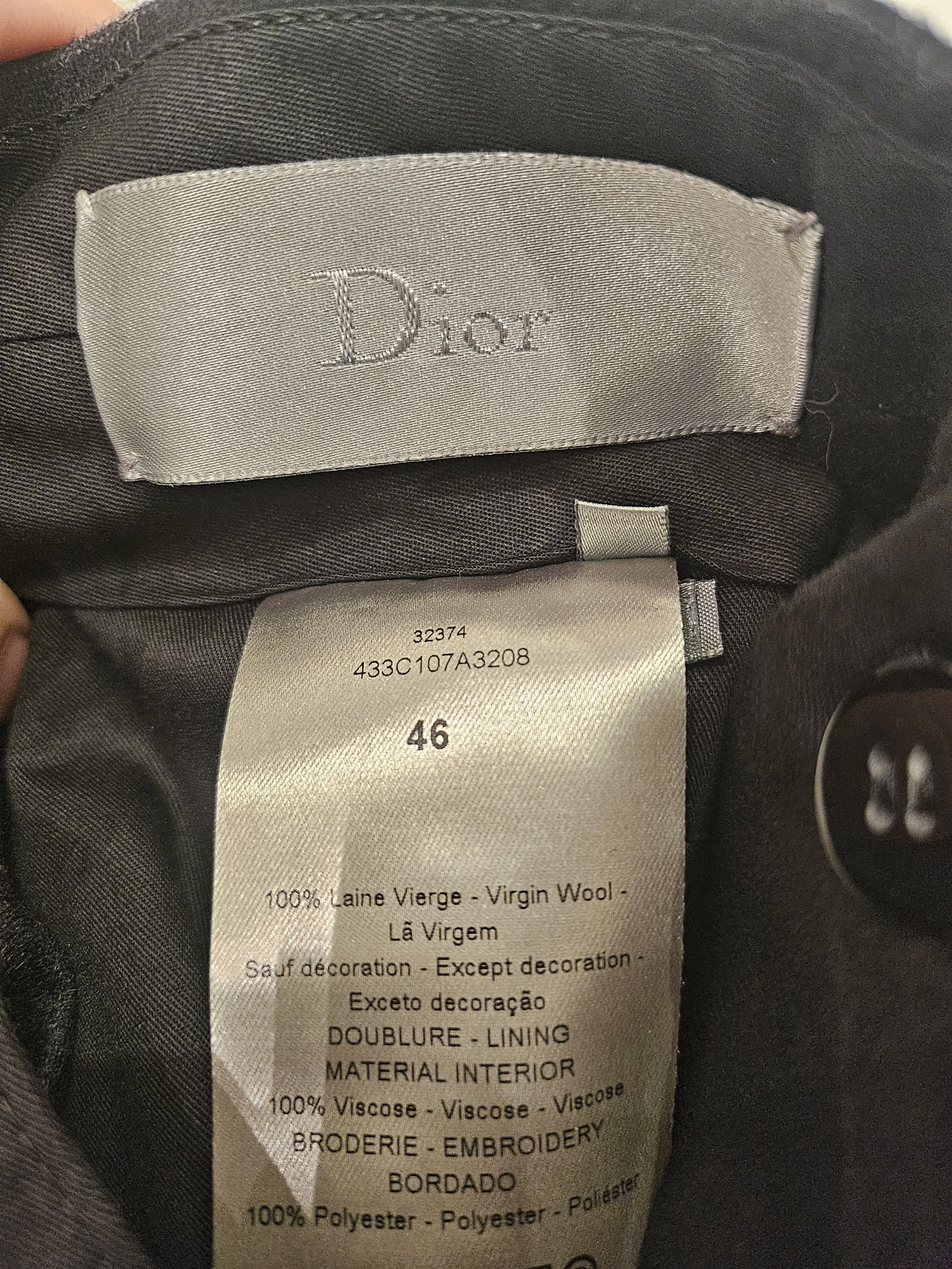 Dior Dior Homme Polka Dot trousers AW14 Size 46R - 5 Thumbnail
