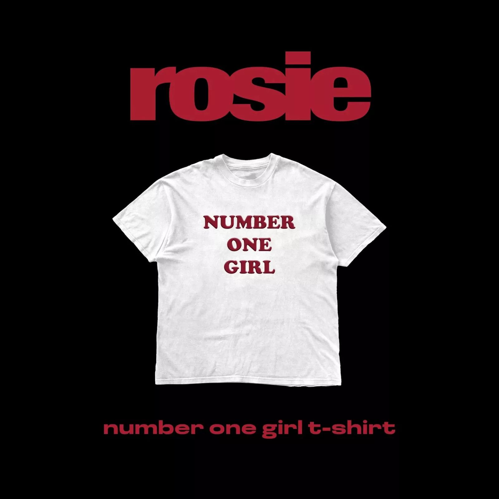 Band Tees 100% Authentic ROSÉ Rosie number one girl Shirt BLACKPINK Size US L / EU 52-54 / 3 - 5 Thumbnail
