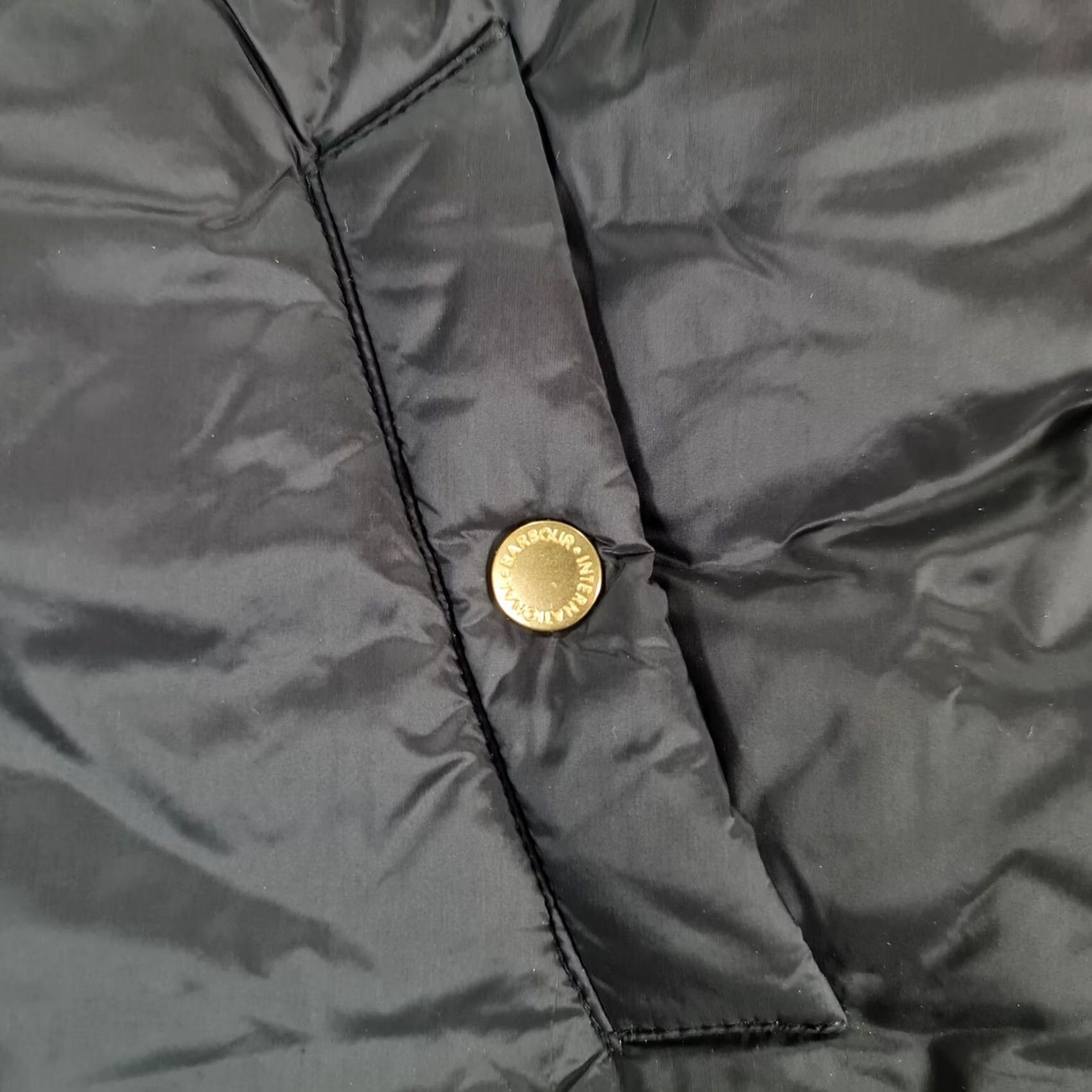 Barbour Barbour Womens Jacket Black Quilted Padded Puffer Full Zip Kendrew 10 UK Size L / US 10 / IT 46 - 4 Thumbnail