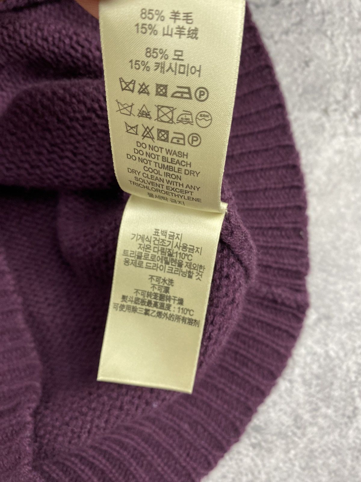 Burberry Vintage Burberry Brit Cashmere Wool Nova Check Sweater Size L / US 10 / IT 46 - 11 Thumbnail