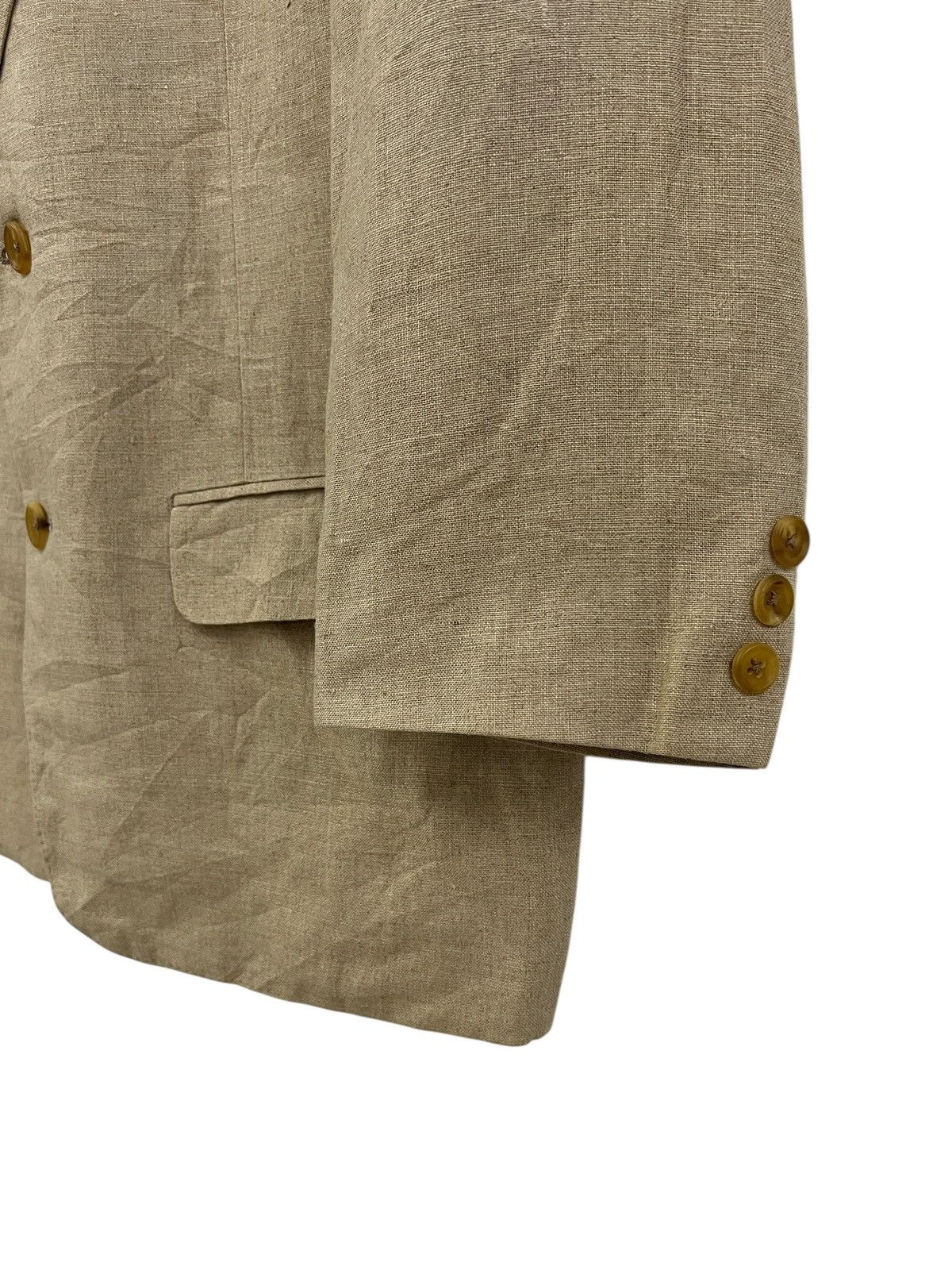 Y's for Men 1980s Y’s For Men Hemp Blazer Jacket Size US L / EU 52-54 / 3 - 4 Thumbnail