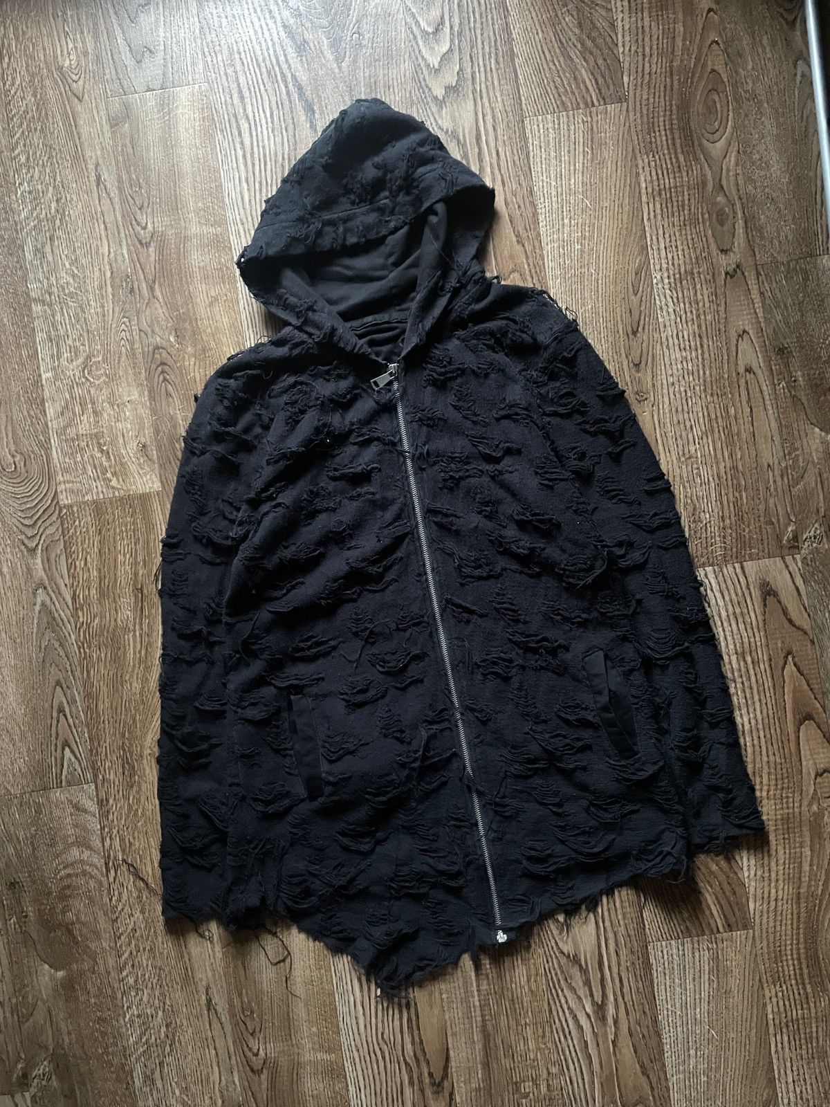 20471120 00s Japan Full Zip Hoodie Avantgarde Style Rick Owens Y2K Size US M / EU 48-50 / 2 - 2 Thumbnail