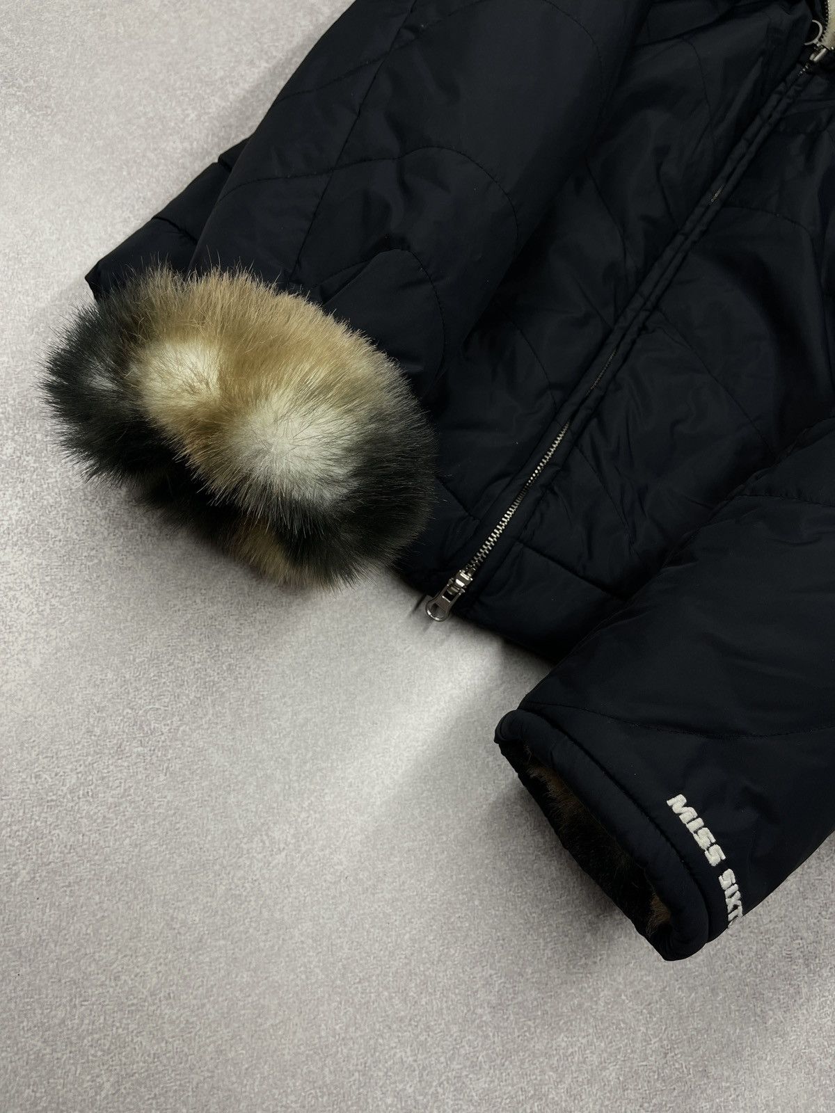 Miss Sixty Vintage Miss Sixty Y2K Black Puffer Jacket Faux Fur Size M / US 6-8 / IT 42-44 - 6 Thumbnail