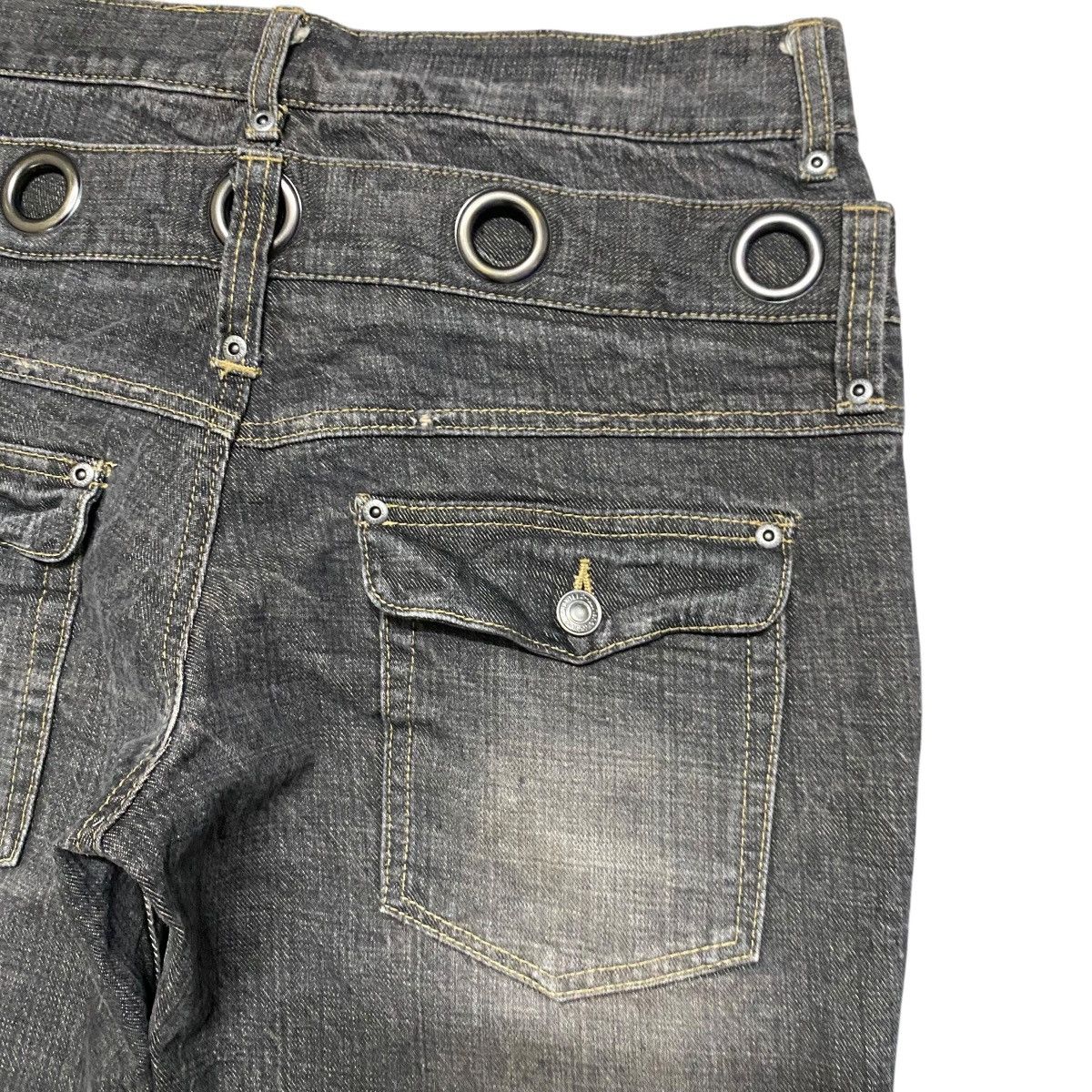 Japanese Brand Japanese Brand Denim Double Waist Jeans Size US 34 / EU 50 - 13 Thumbnail