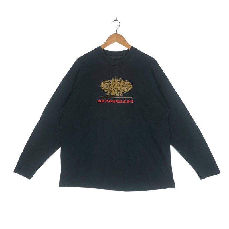 Band Tees Vintage Supergrass Britpop Logo Men T-shirt L/S Size US L / EU 52-54 / 3 - 1 Thumbnail