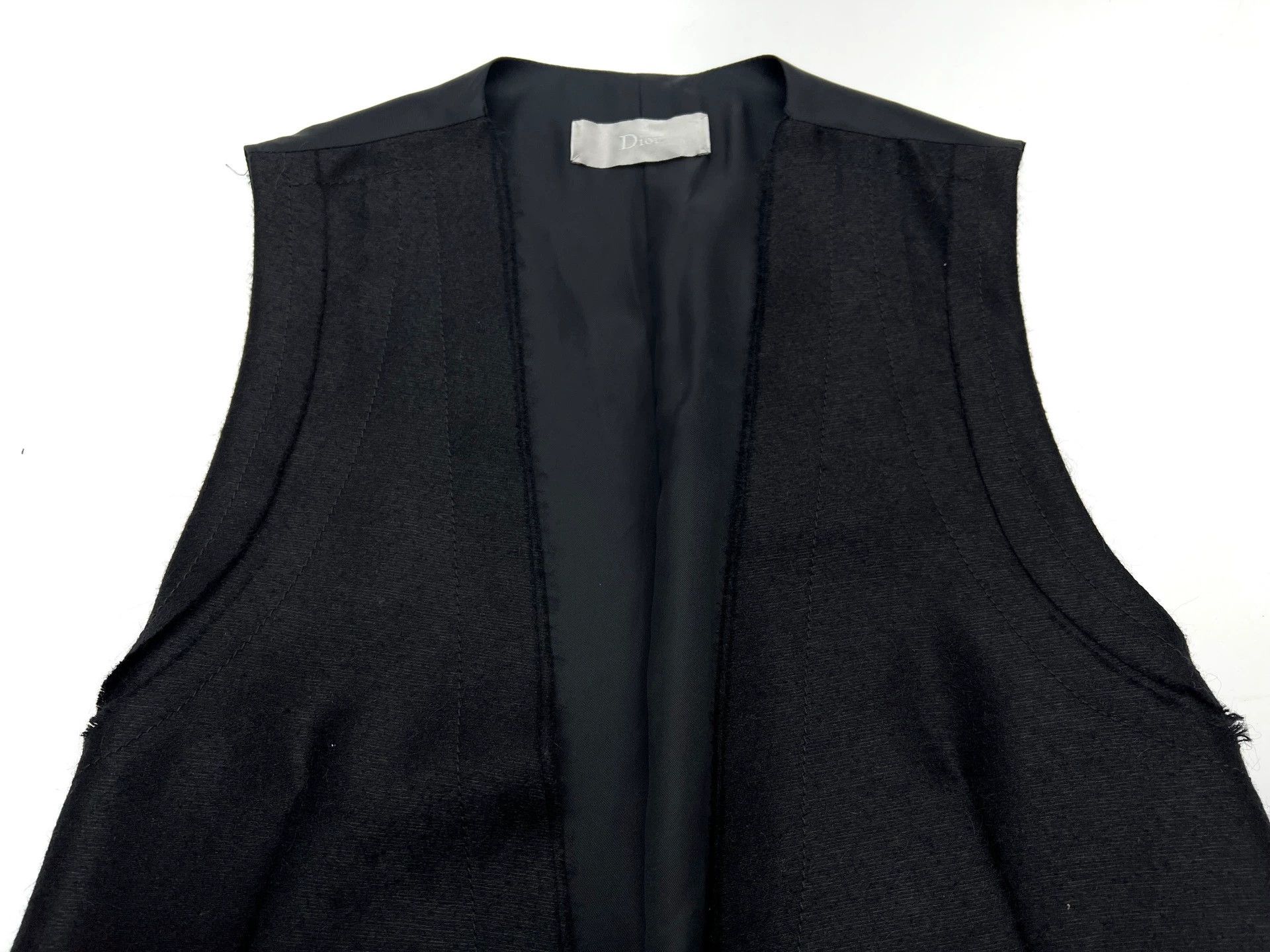 Dior Dior Homme 10AW Fleece Fringe Vest 44 Size US S / EU 44-46 / 1 - 3 Thumbnail