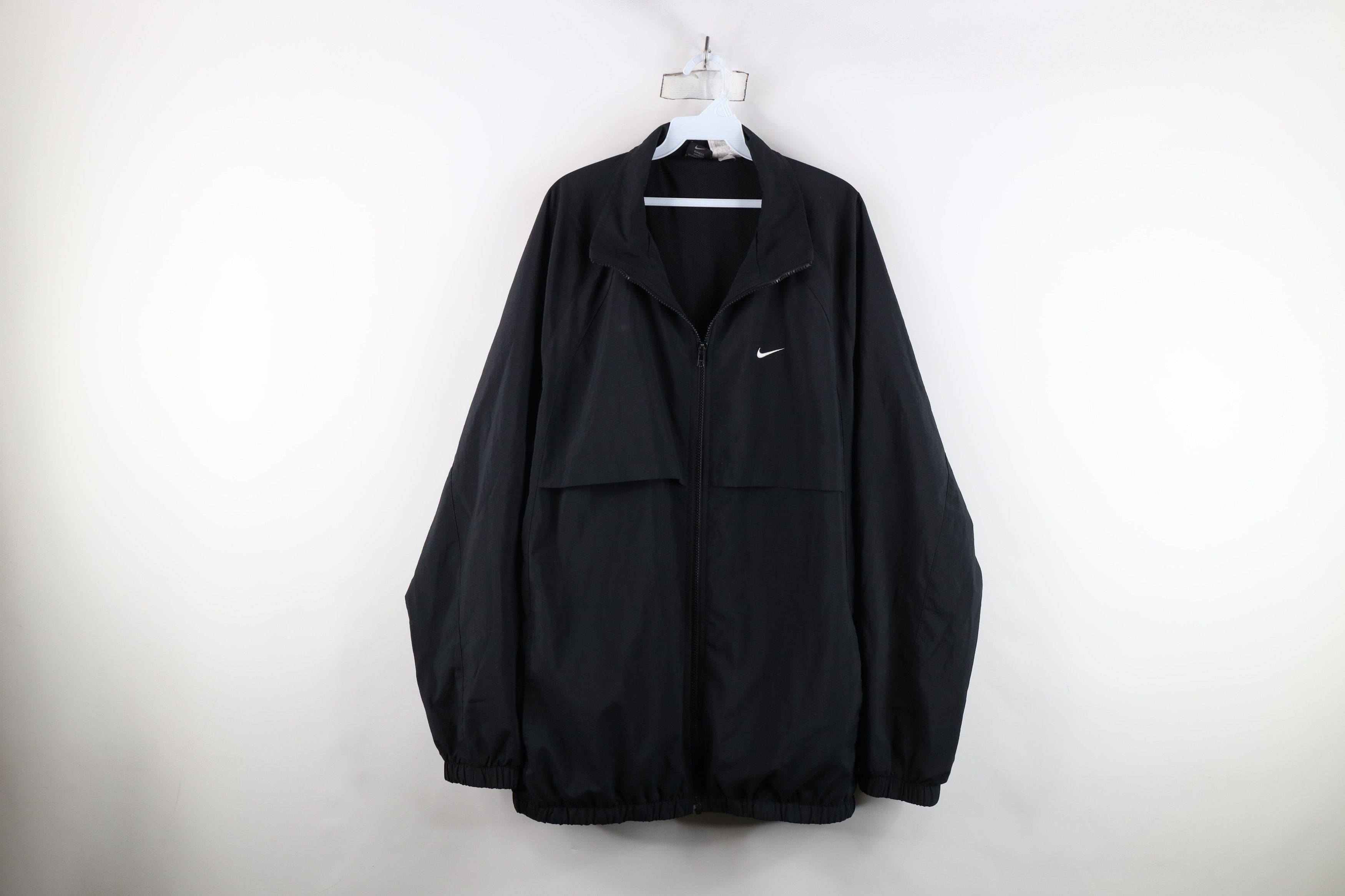 Nike × Vintage Vintage Nike Scott Mini Swoosh Lined Windbreaker Jacket Size US L / EU 52-54 / 3 - 1 Thumbnail