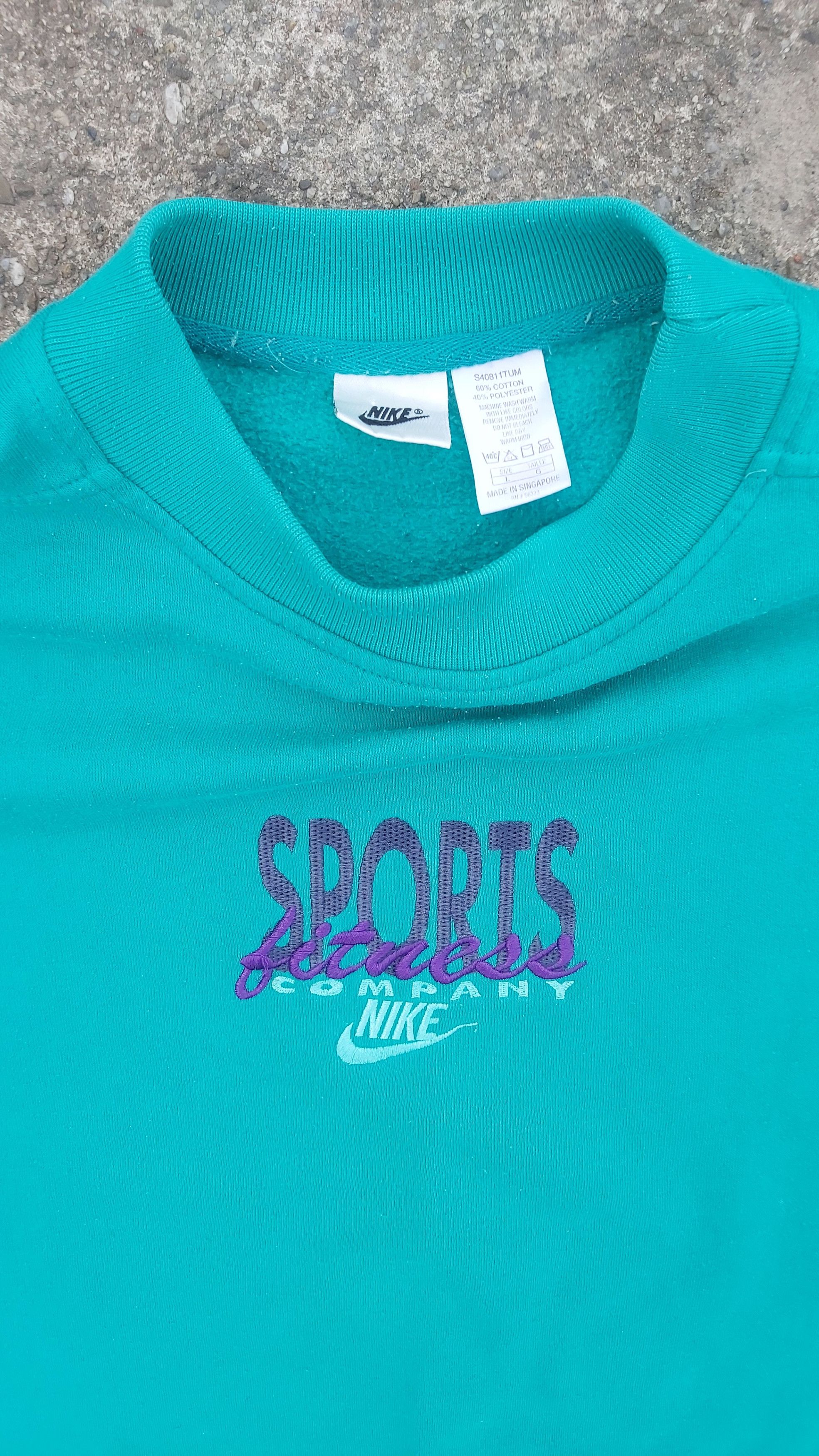 Nike × Vintage rare VTG 80s 90s Nike Sports Fitness Company L/G Size US L / EU 52-54 / 3 - 8 Thumbnail