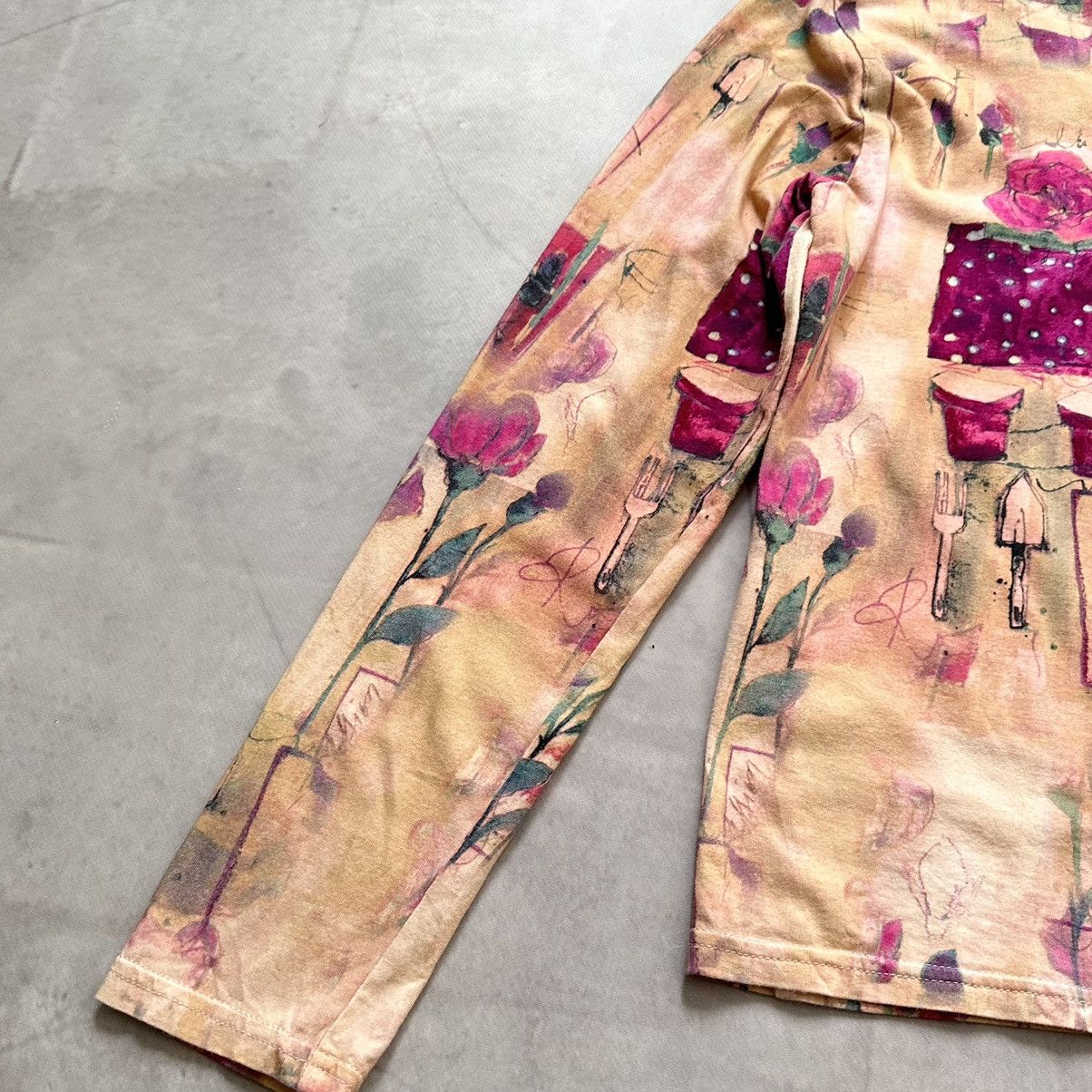 Hysteric Glamour Japan Floral Hysteric Glamour Style Long Sleeve T Shirt Y2K Size M / US 6-8 / IT 42-44 - 20 Thumbnail