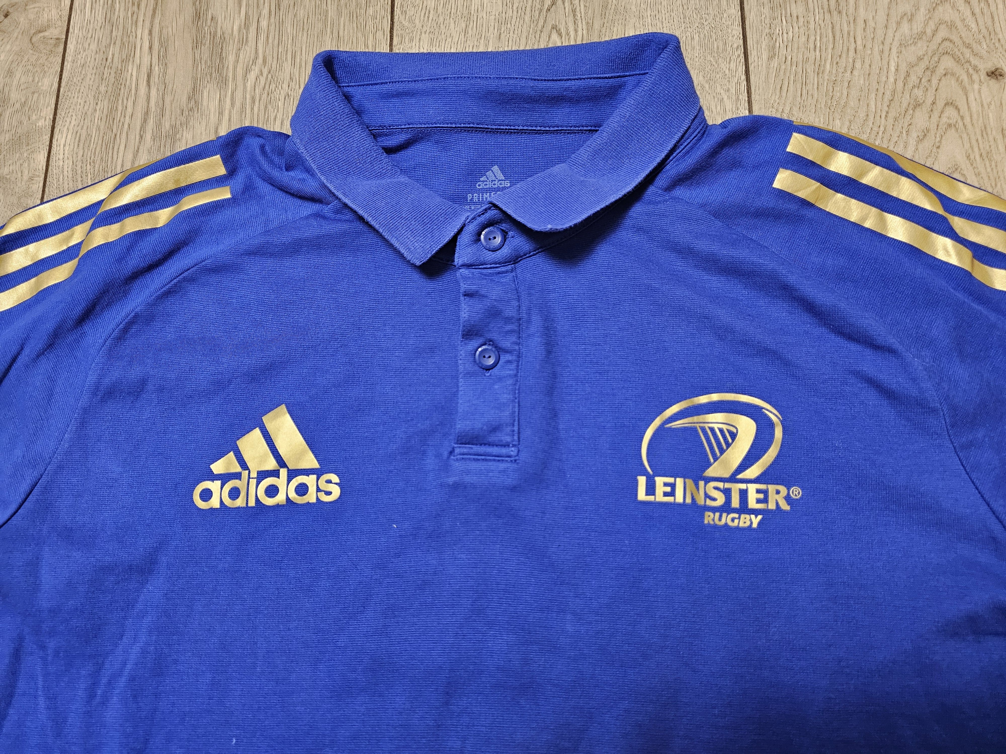 Adidas LEINSTER RUGBY UNION 2021 SHIRT RUGBY JERSEY COTTON POLO Size US XL / EU 56 / 4 - 3 Thumbnail