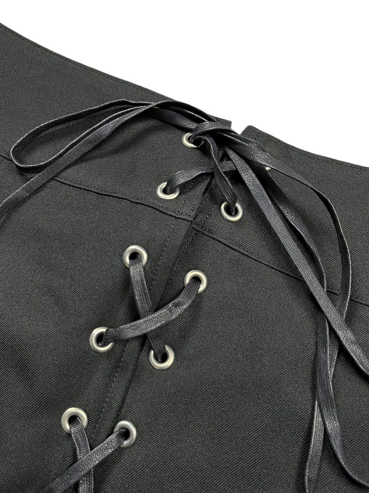 14th Addiction 2000s Confusion - Lace Up Gothic Skirt Size 28" / US 6 / IT 42 - 3 Thumbnail