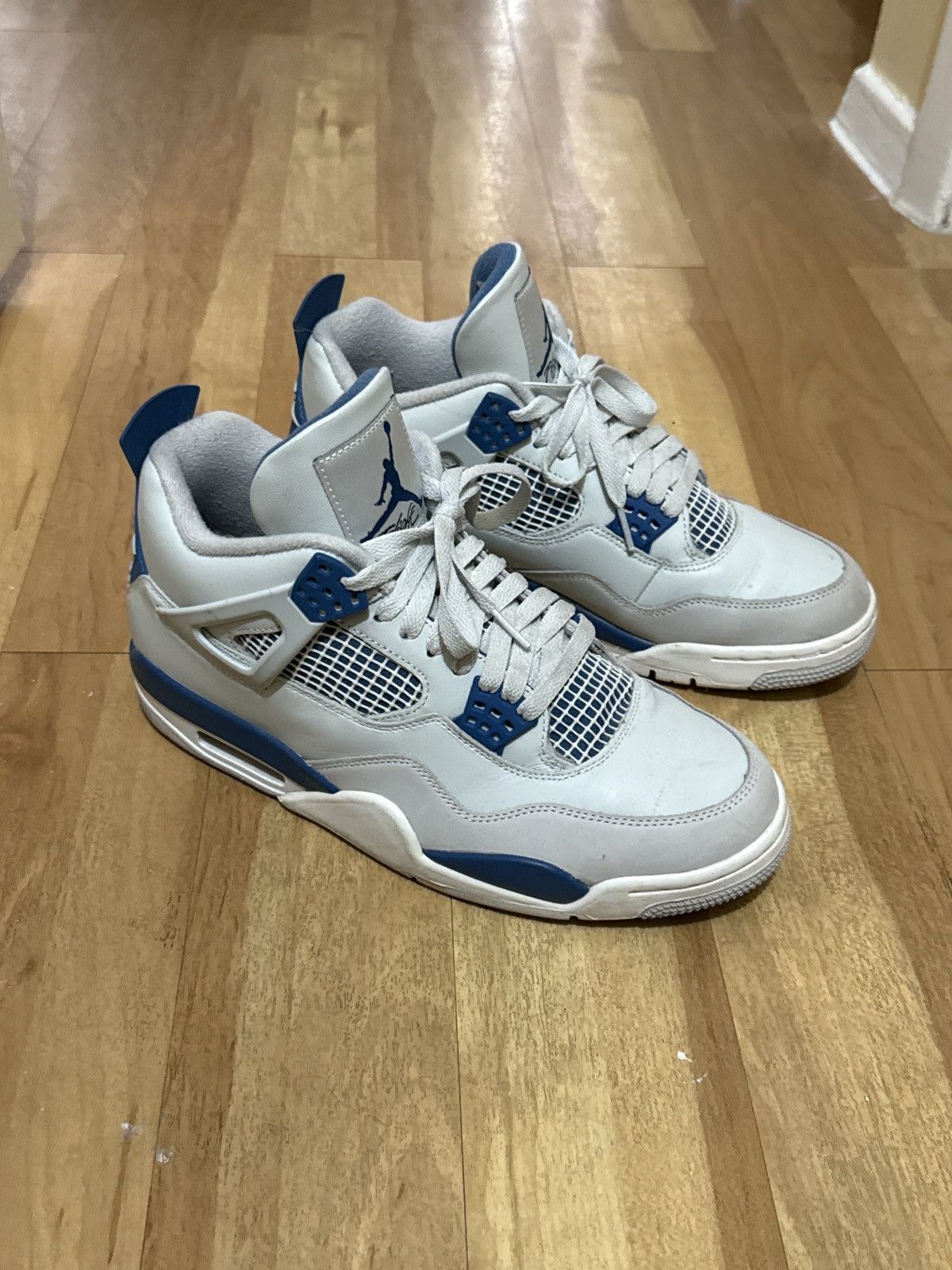 Nike Nike air jordan 4 retro military blue Size US 9.5 / EU 42-43 - 6 Thumbnail
