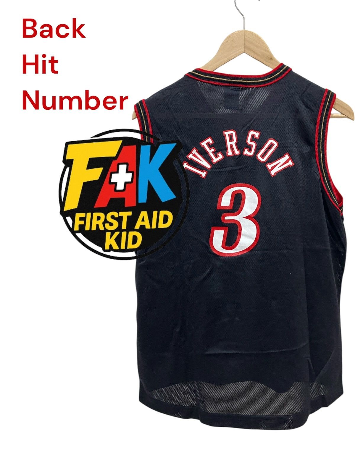 Champion Vintage NBA Sixers Size US M / EU 48-50 / 2 - 2 Thumbnail