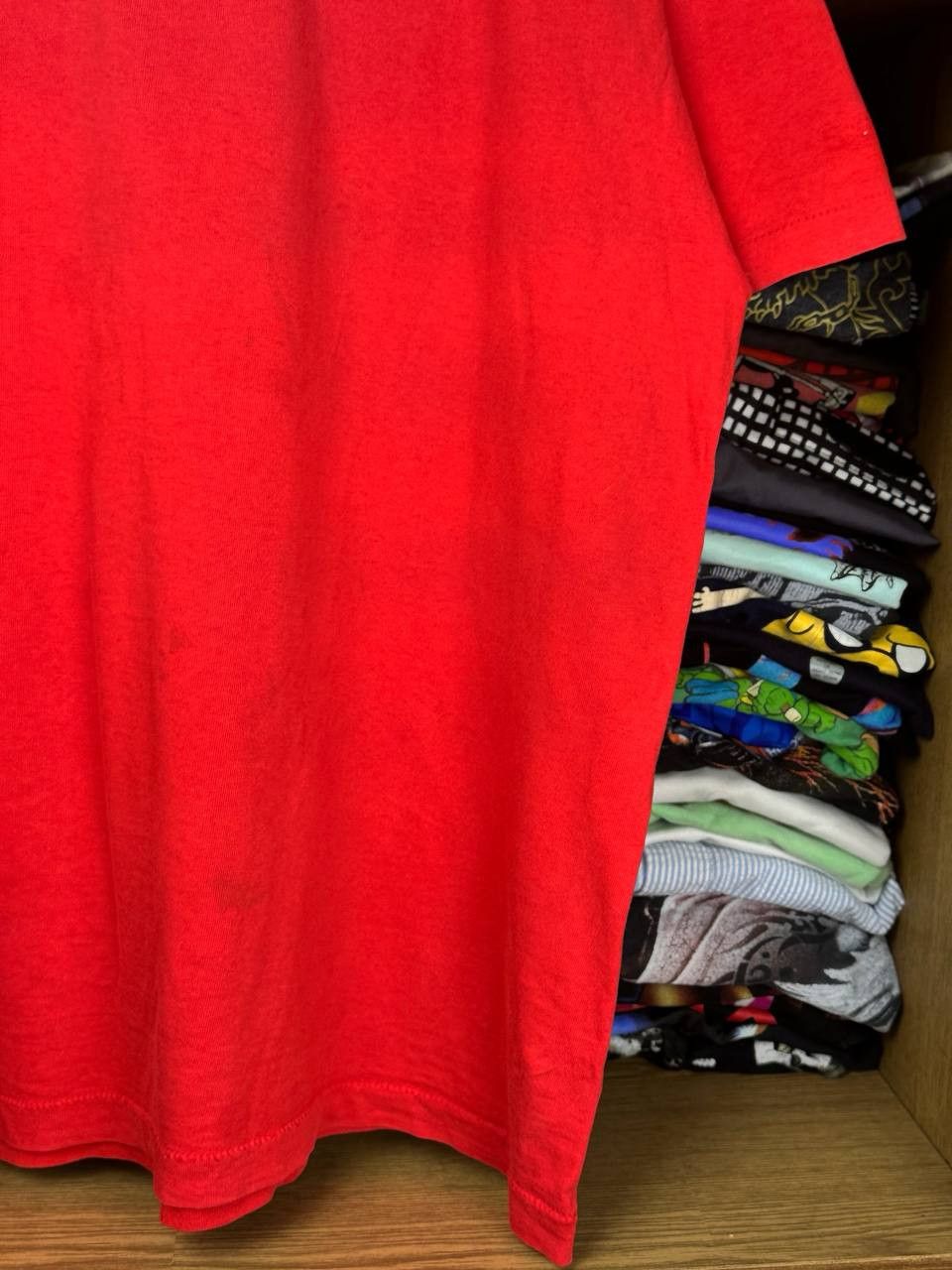 Unsound Rags × Vintage Vintage Single Stitch 90s Red Blank XL Tee Size US XL / EU 56 / 4 - 6 Thumbnail